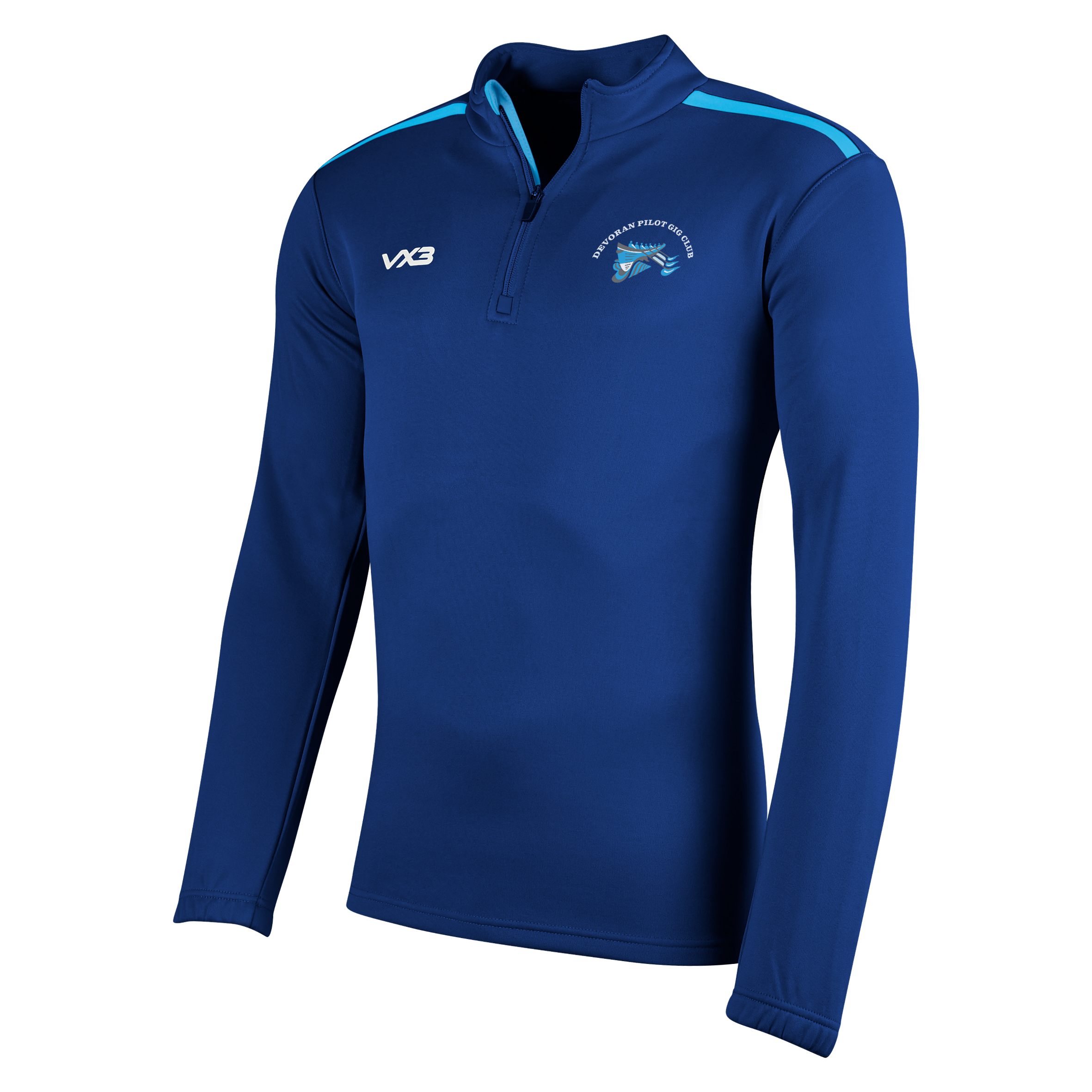 Devoran Pilot Gig Club Fortis Quarter Zip Sweat