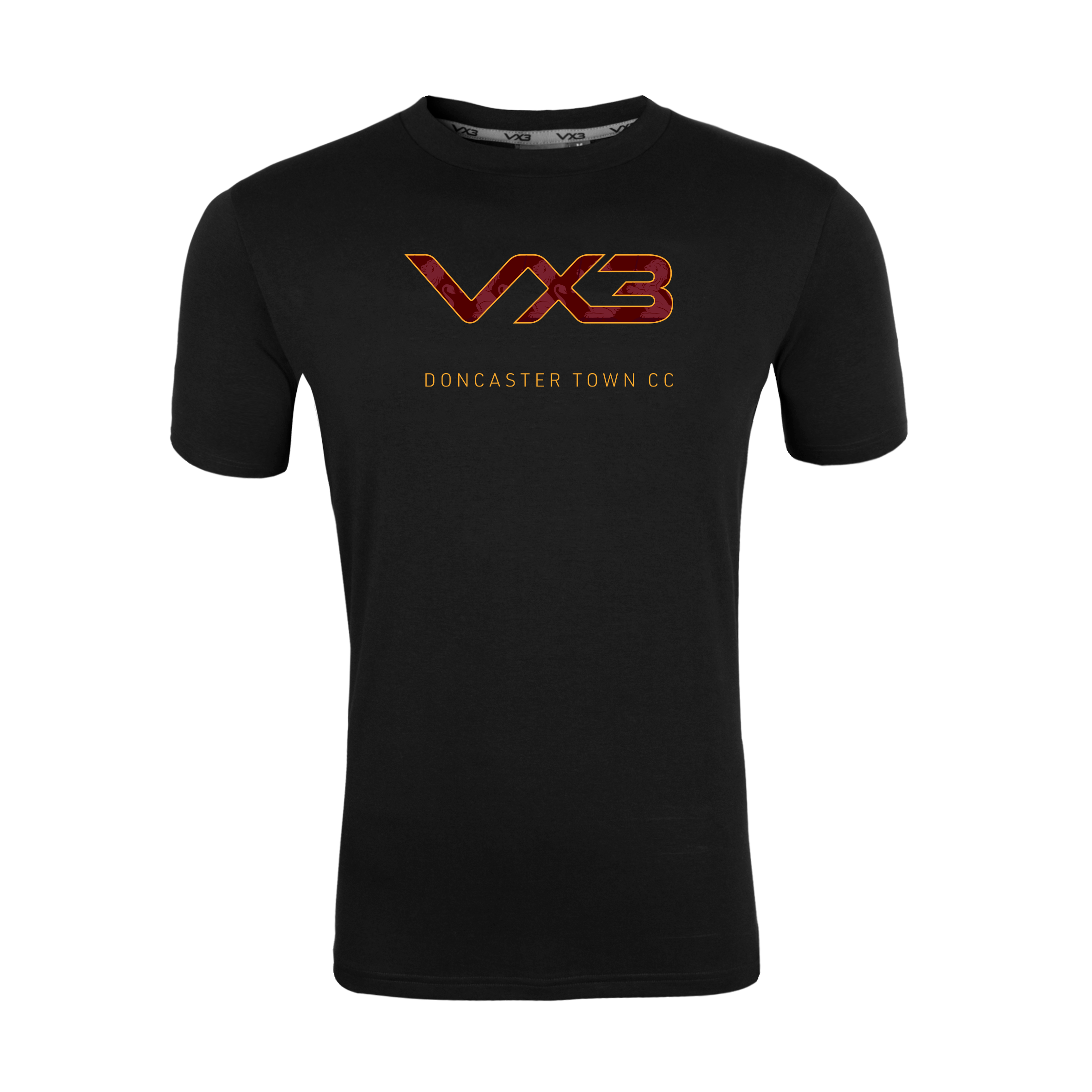 Doncaster Town Cricket Club Black Invicta Club Tee