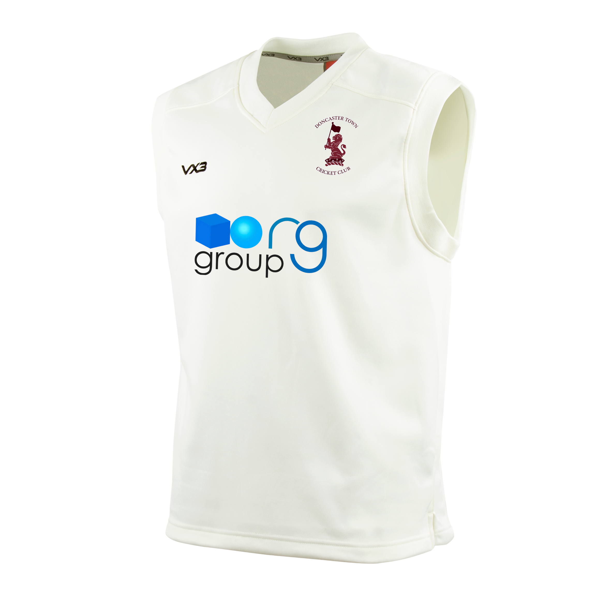 Doncaster Town Cricket Club Cricket Whites Youth Slipover Elite
