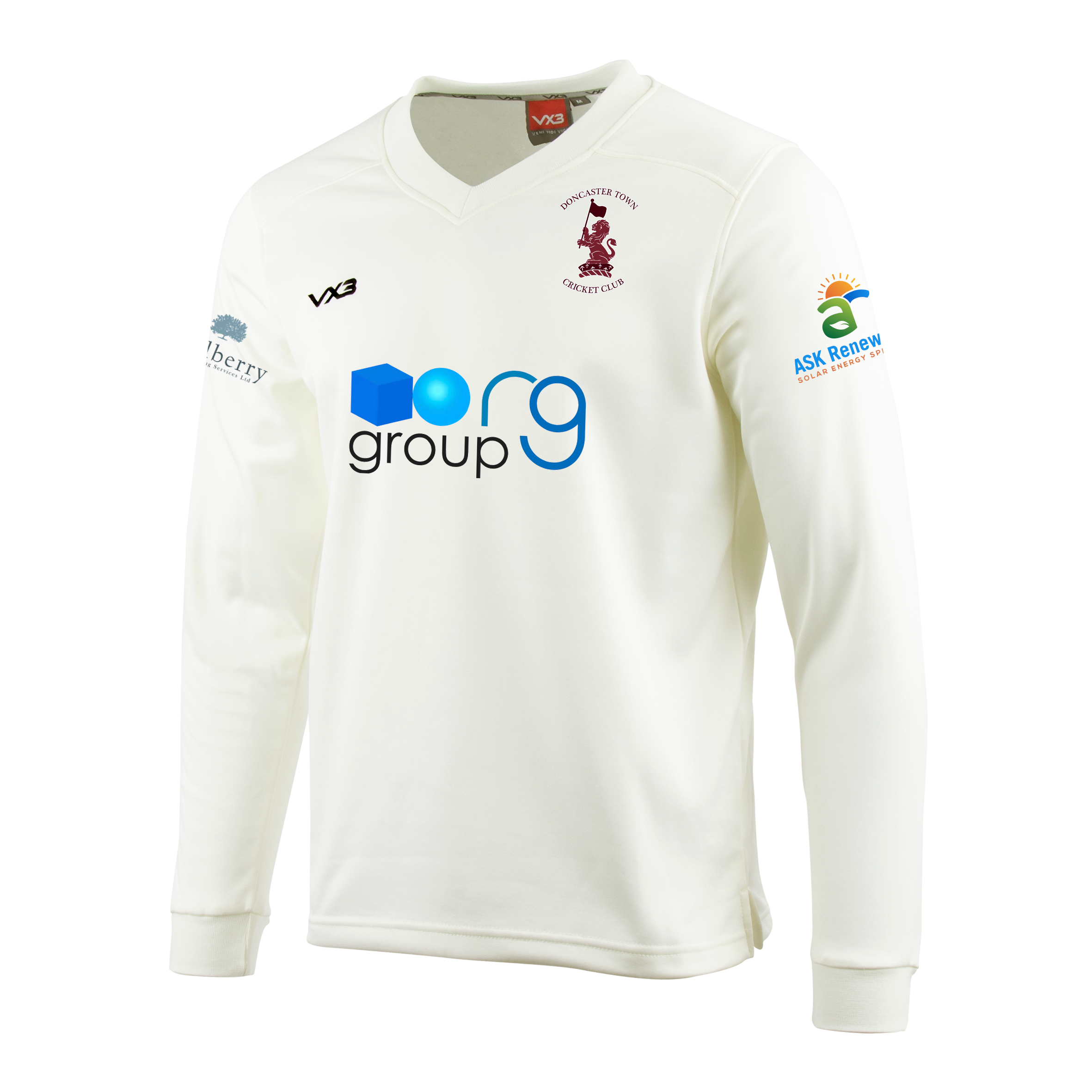 Doncaster Town Cricket Club Cricket Whites Youth Sweatshirt Elite