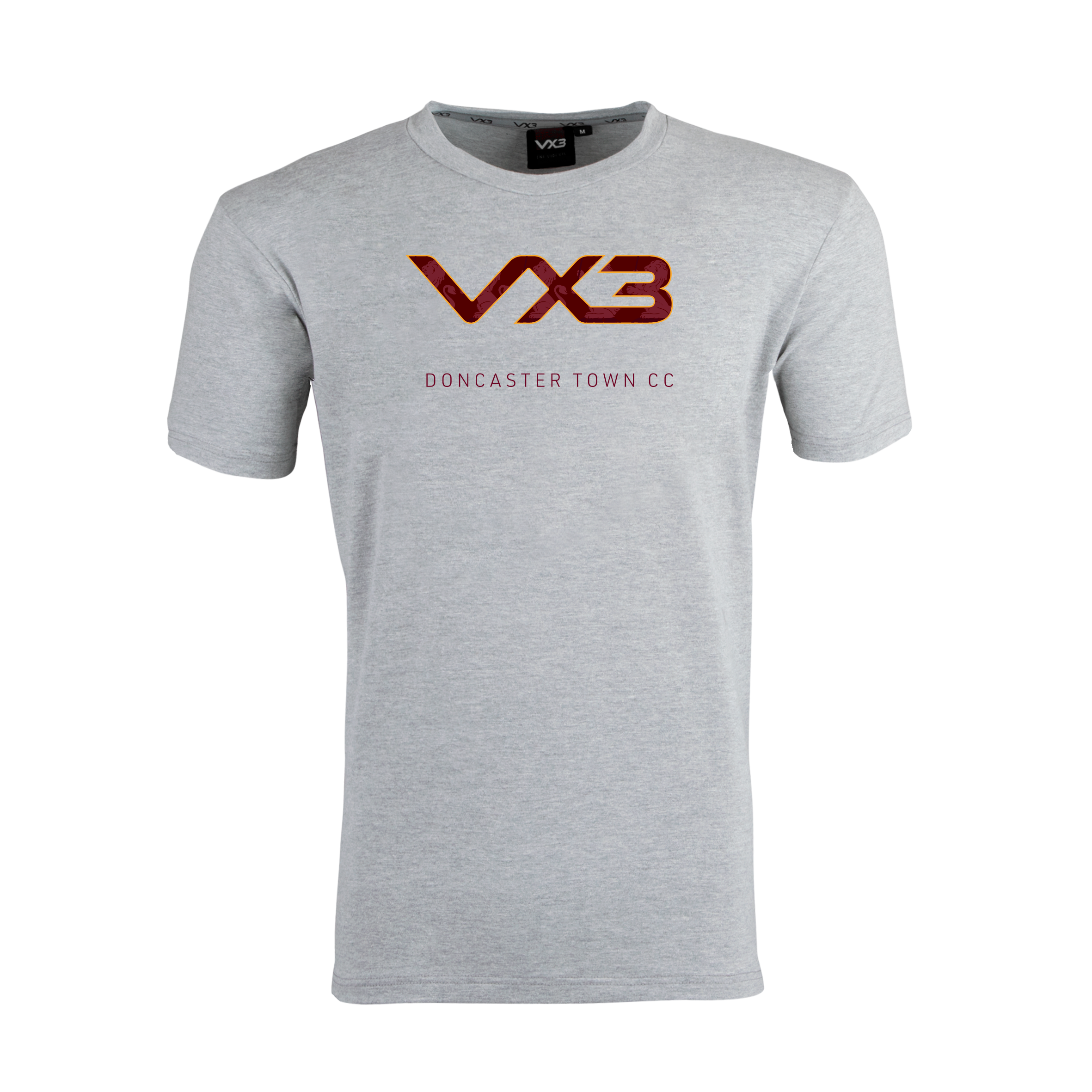 Doncaster Town Cricket Club Marl Grey Invicta Club Tee
