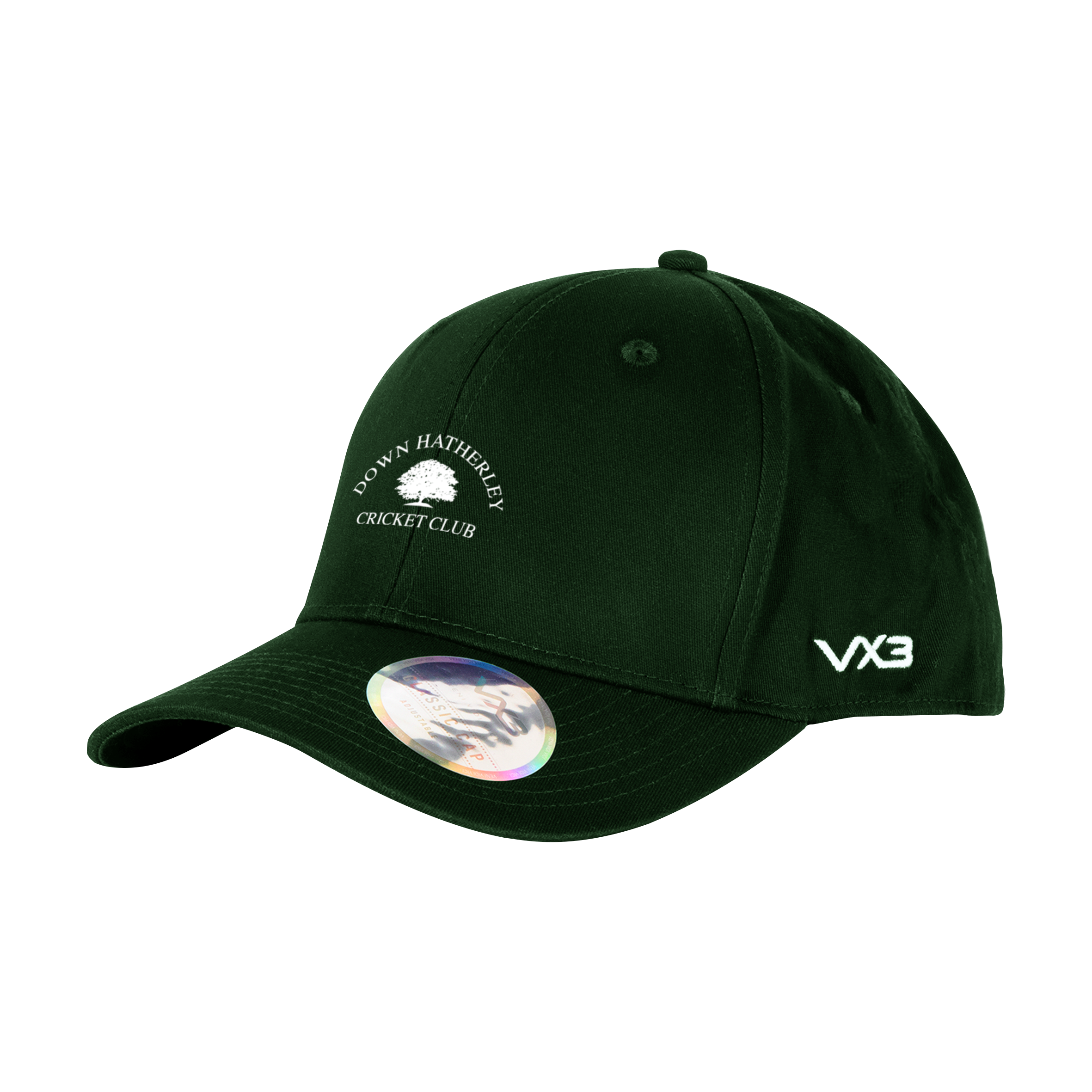 Down Hatherley Cricket Club Bottle Green Classic Cap