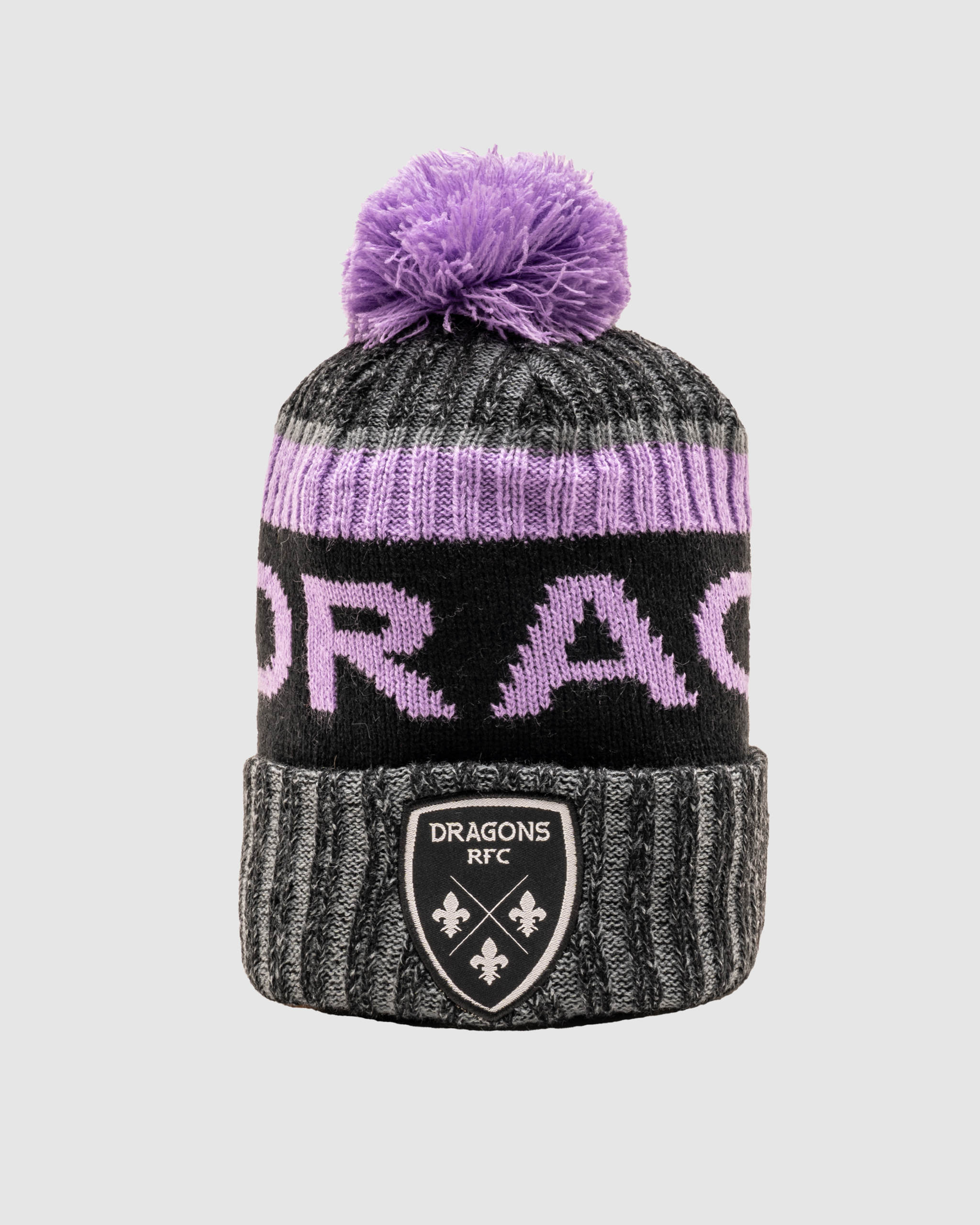 Dragons RFC 24/25 Bobble Hat - Lavender