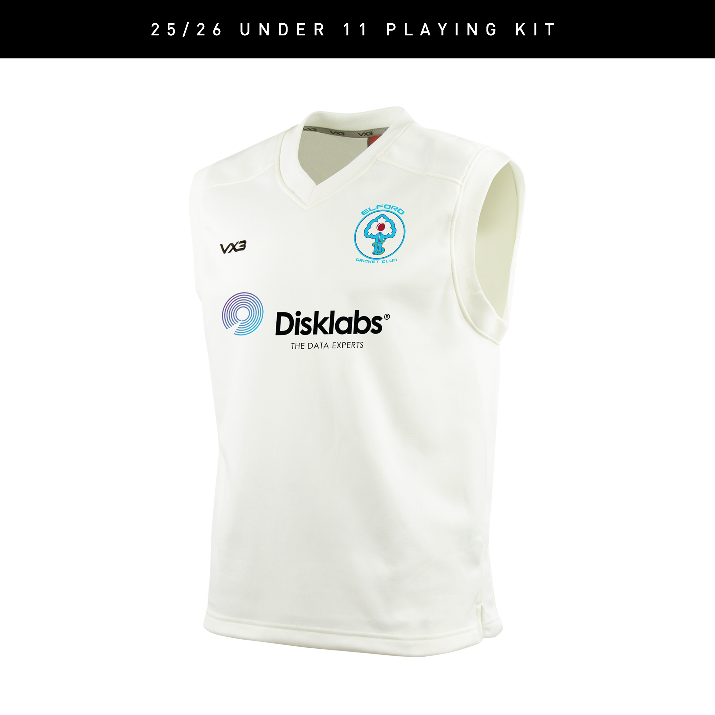Elford Cricket Club Elite Slipover  - 25/26 Under 11 Playing Kit