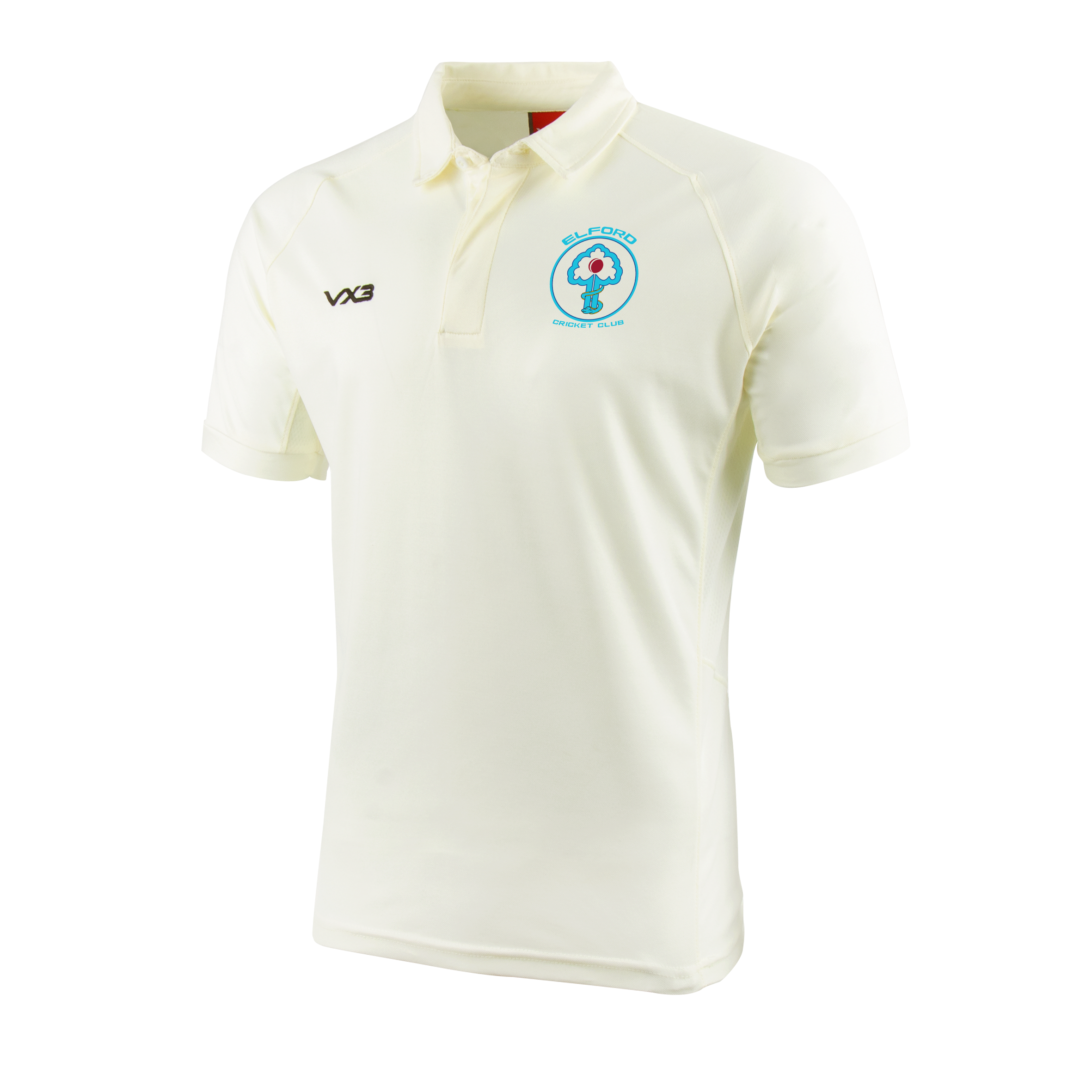 Elford Cricket Club Cricket Whites Youth Short Sleeve Shirt