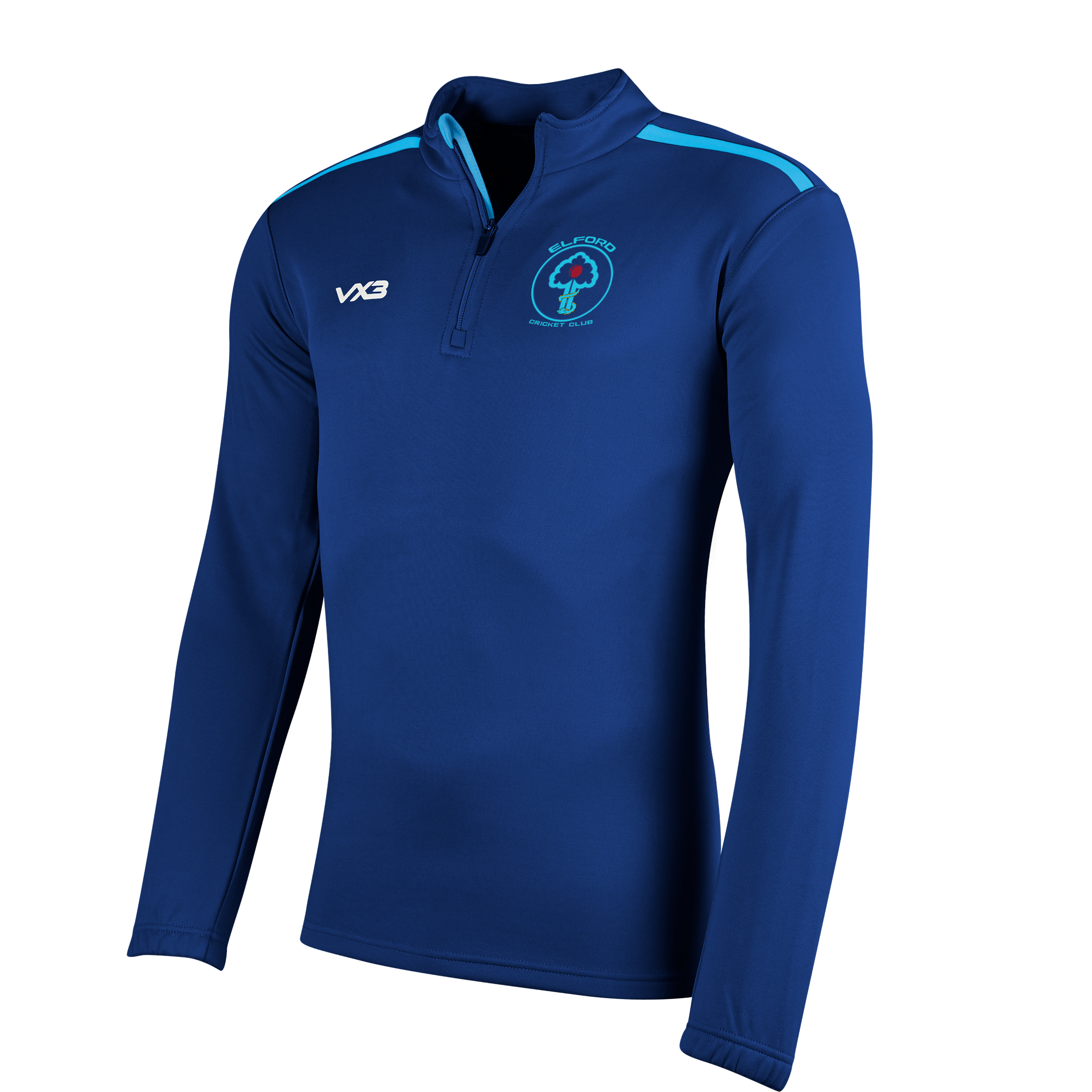 Elford Cricket Club Fortis Youth Quarter Zip Sweat