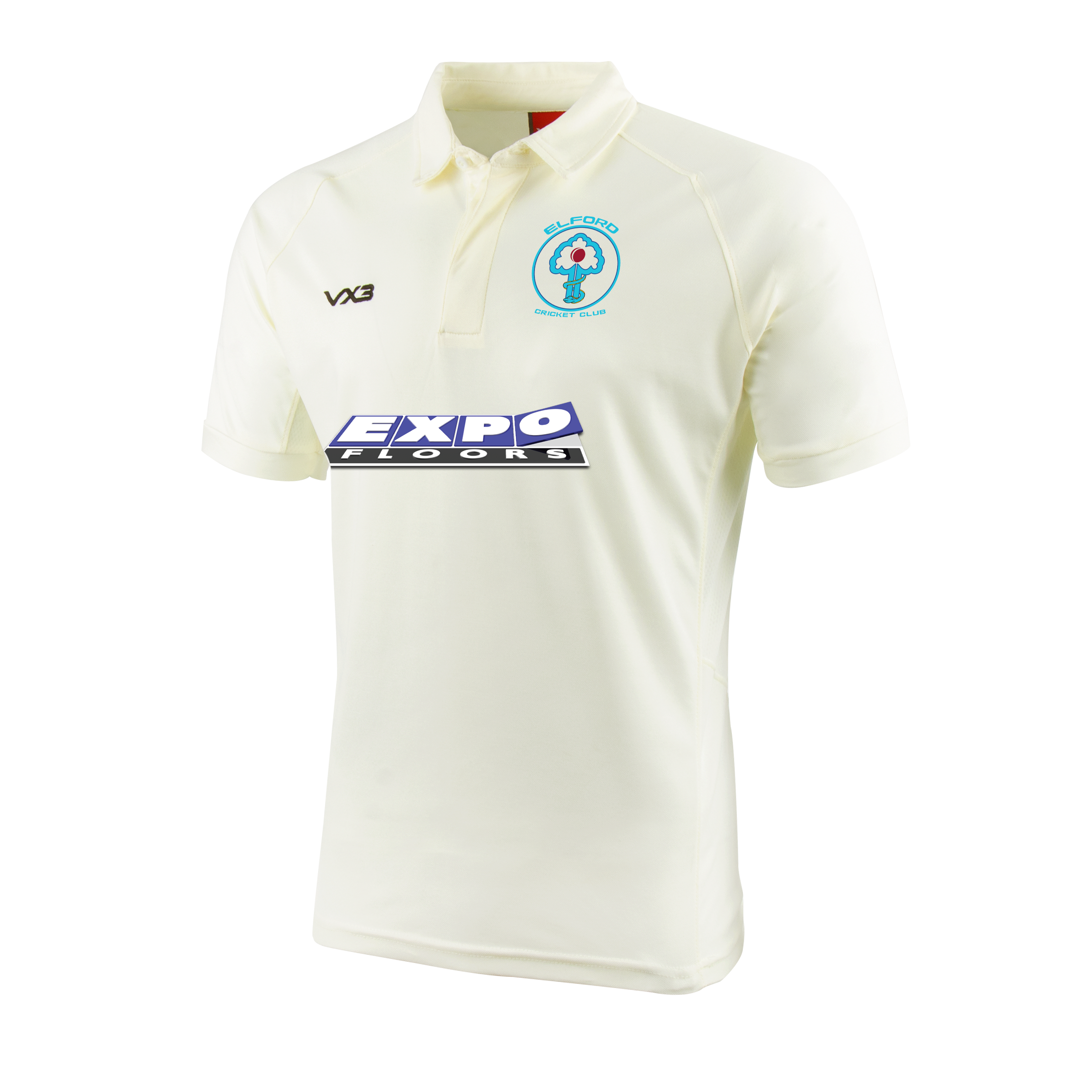 Elford Cricket Club Cricket Whites Short Sleeve Shirt