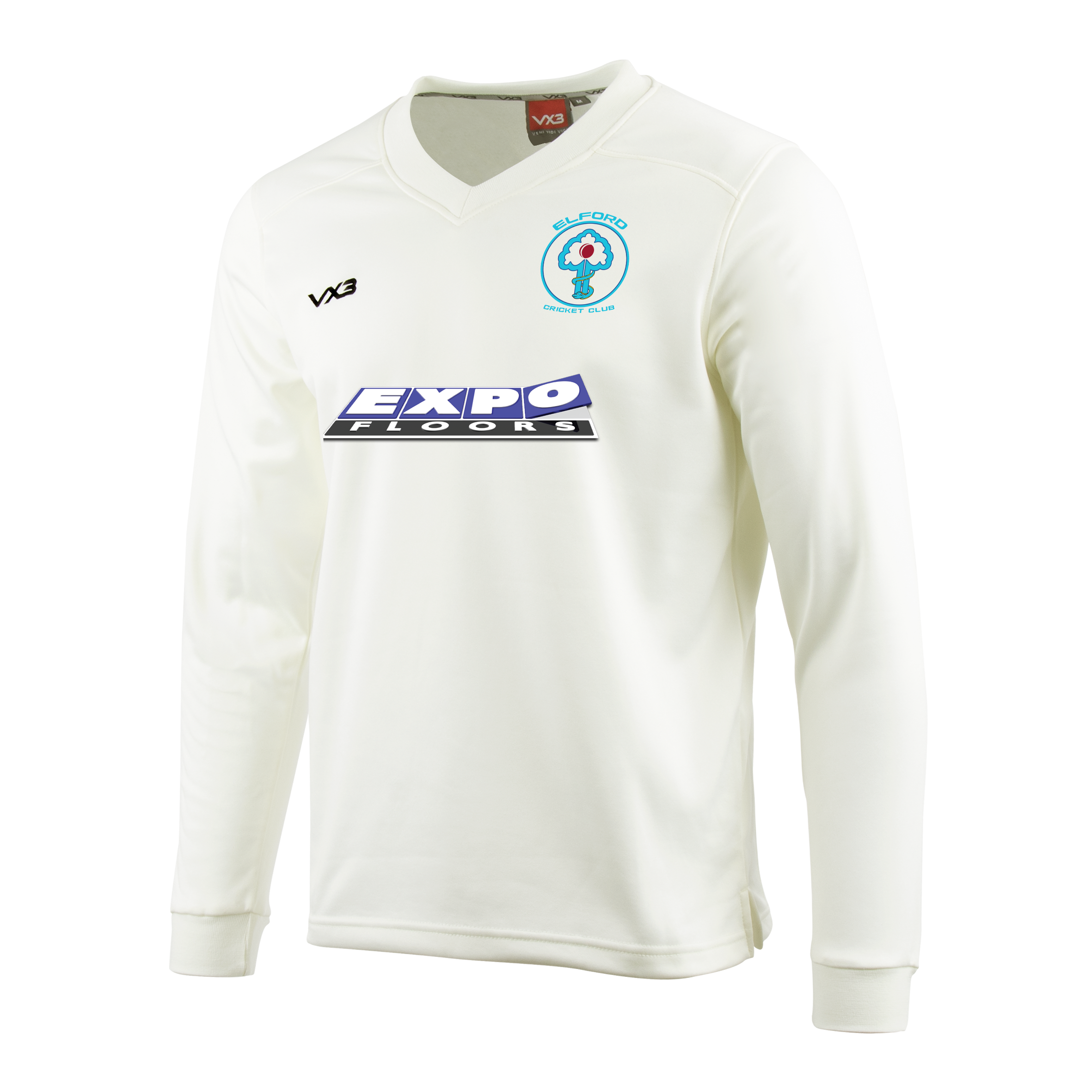 Elford Cricket Club Cricket Whites Sweatshirt Elite