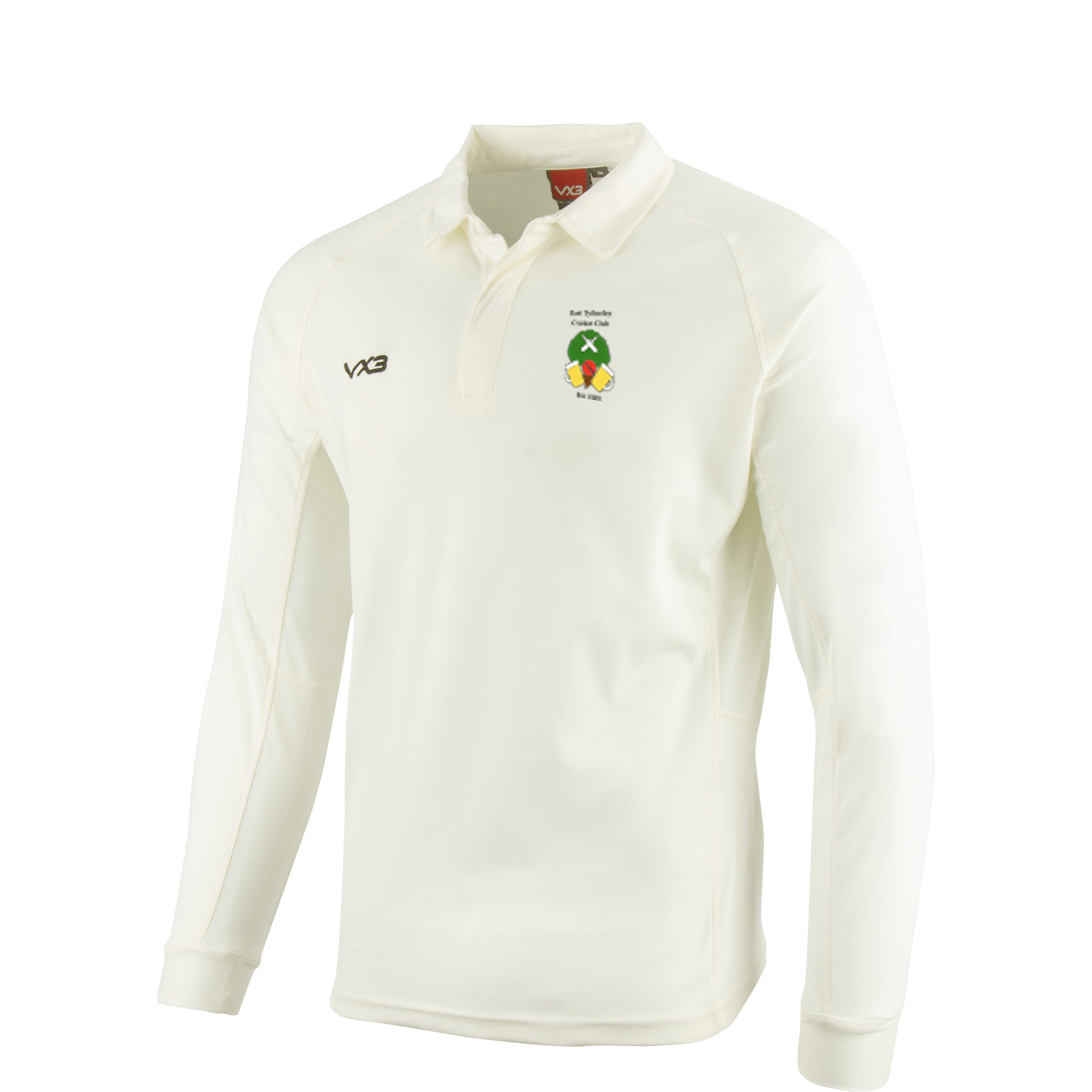 East Tytherley Cricket Club Cricket Whites Long Sleeve Shirt
