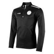 Glossop Tennis Club Fortis Quarter Zip Sweat - Black/White
