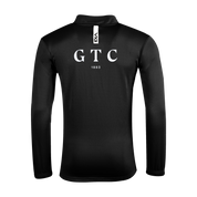 Glossop Tennis Club Fortis Quarter Zip Sweat - Black/White