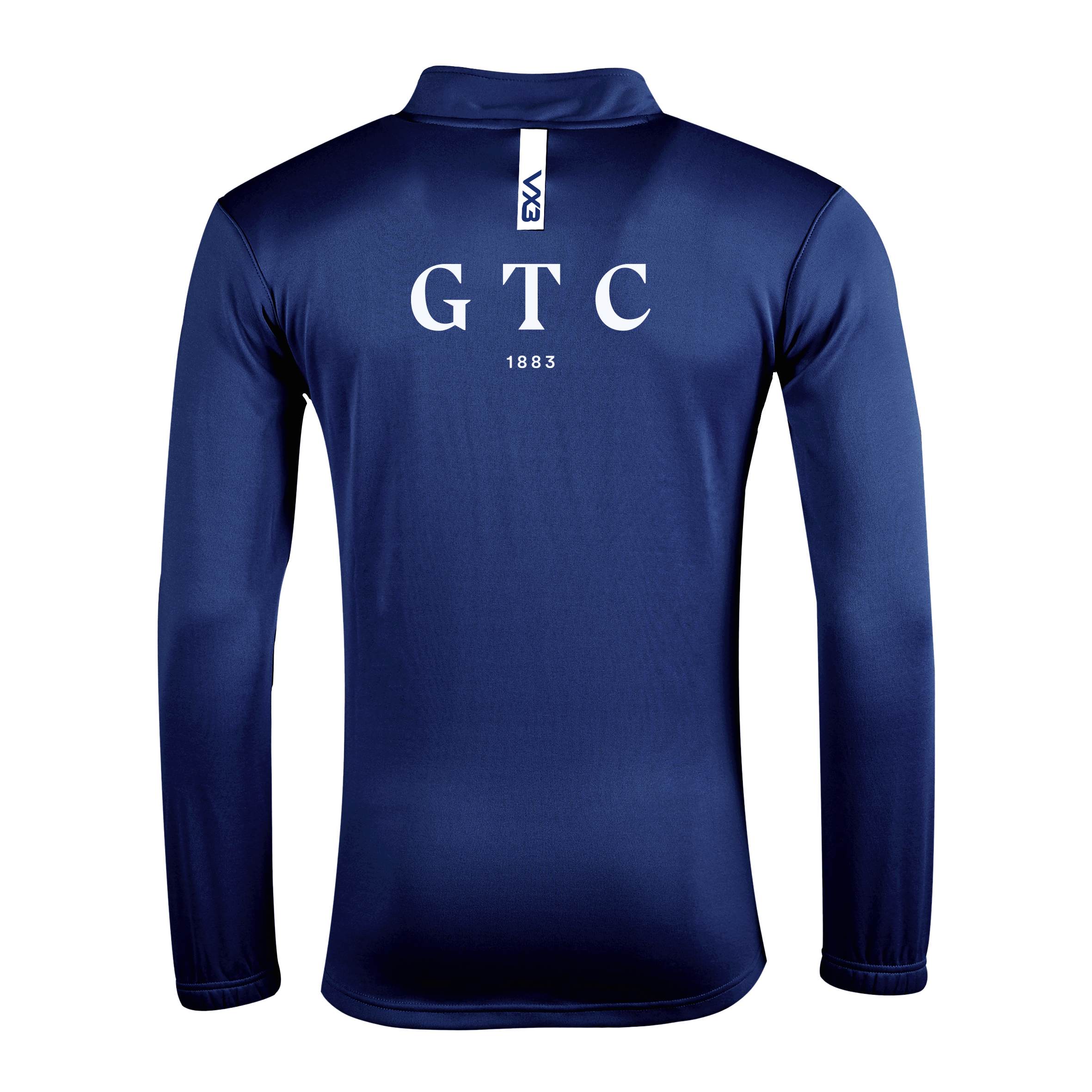 Glossop Tennis Club Navy Fortis Youth Quarter Zip Sweat