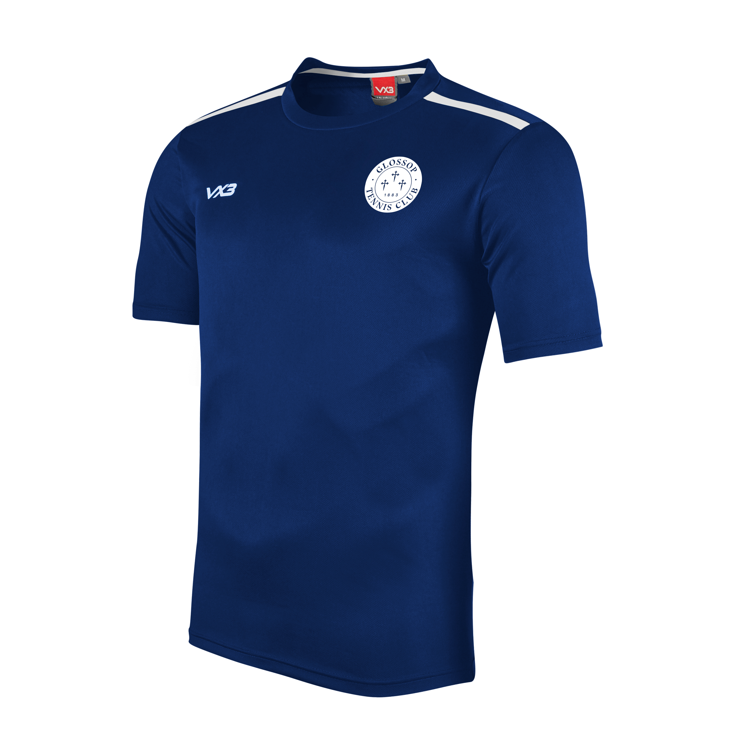 Glossop Tennis Club Navy Fortis Youth Tee