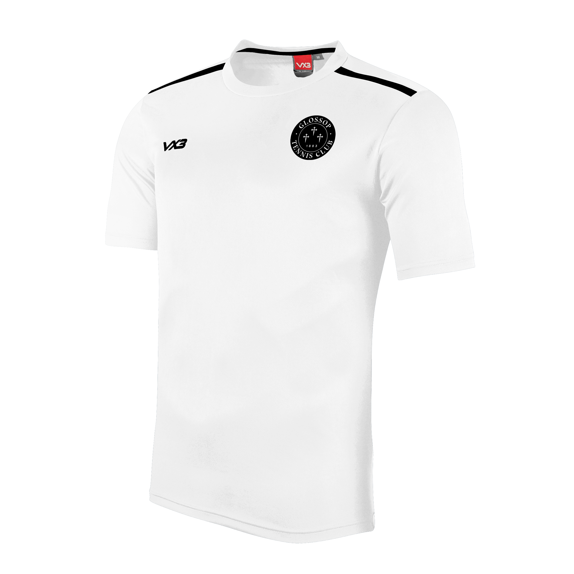 Glossop Tennis Club White Fortis Youth Tee