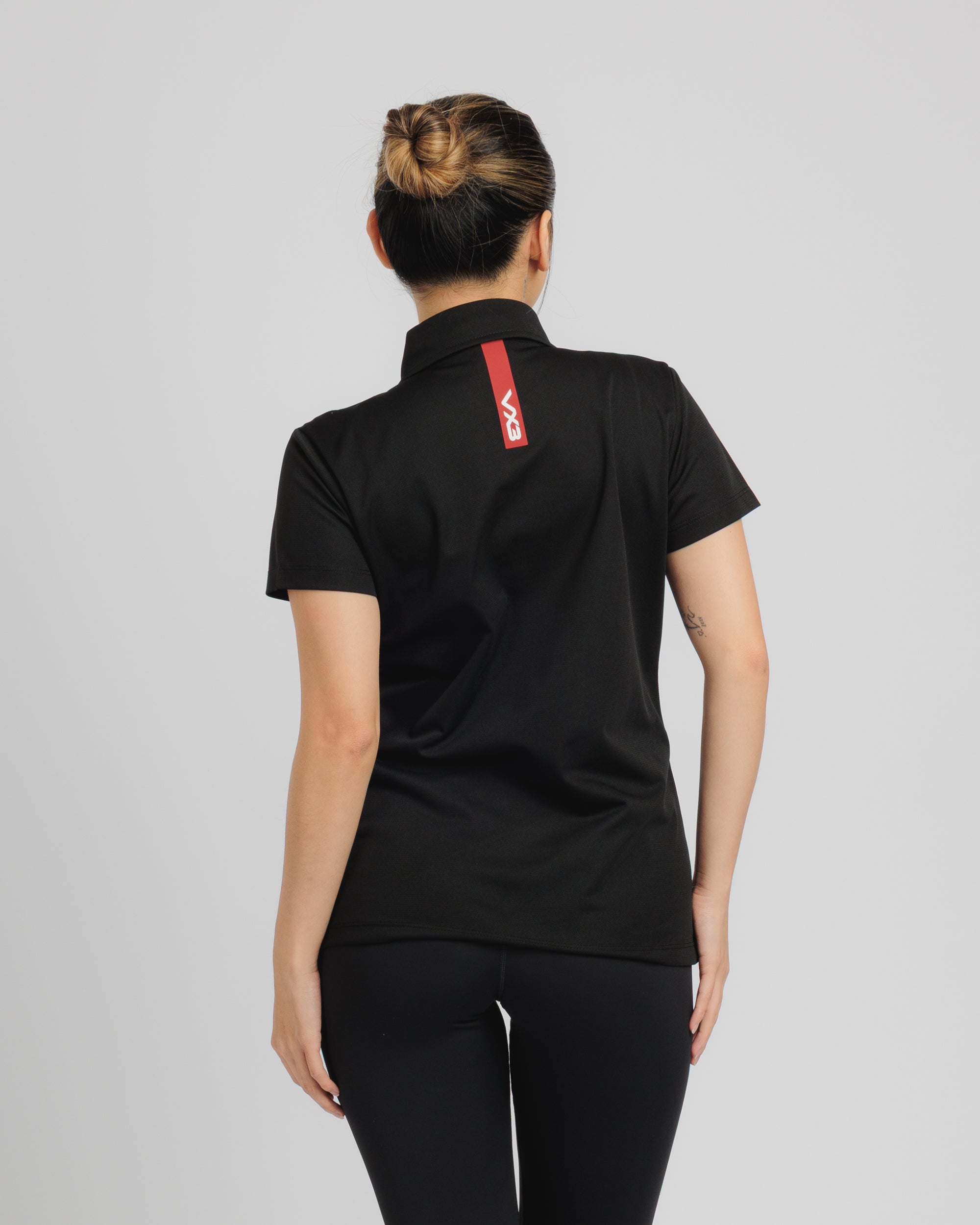 Fortis Ladies Polo Black/Red