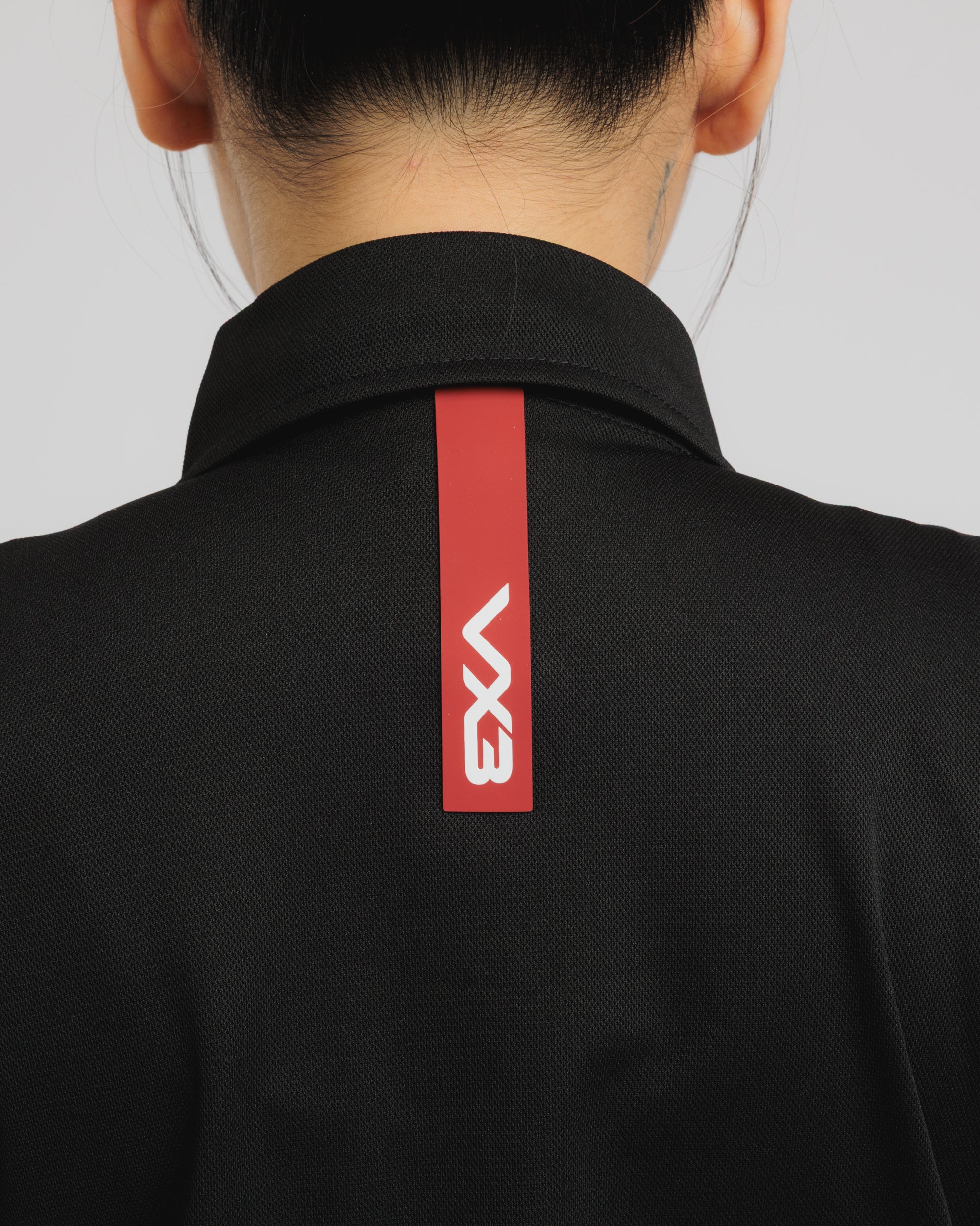 Fortis Ladies Polo Black/Red