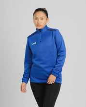 Fortis Ladies Half Zip Sweat Royal/Navy