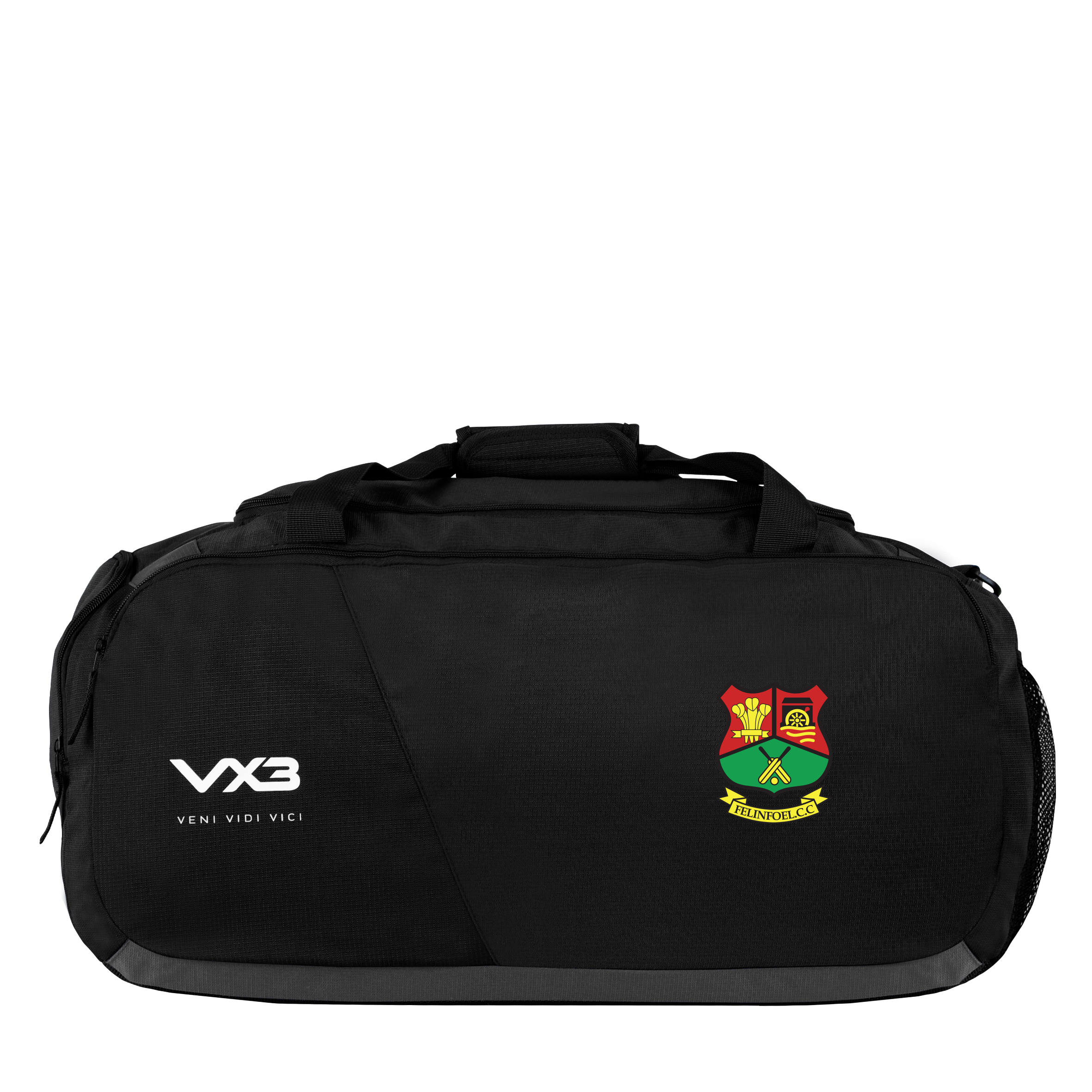 Felinfoel Cricket Club Performance Kit Bag Black/Dark