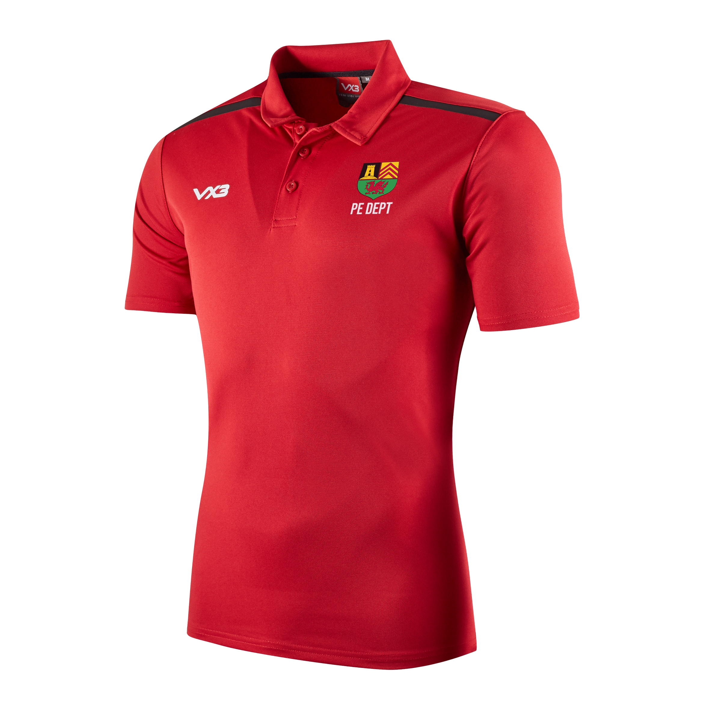 Fitzalan School PE Dept. Red Fortis Polo