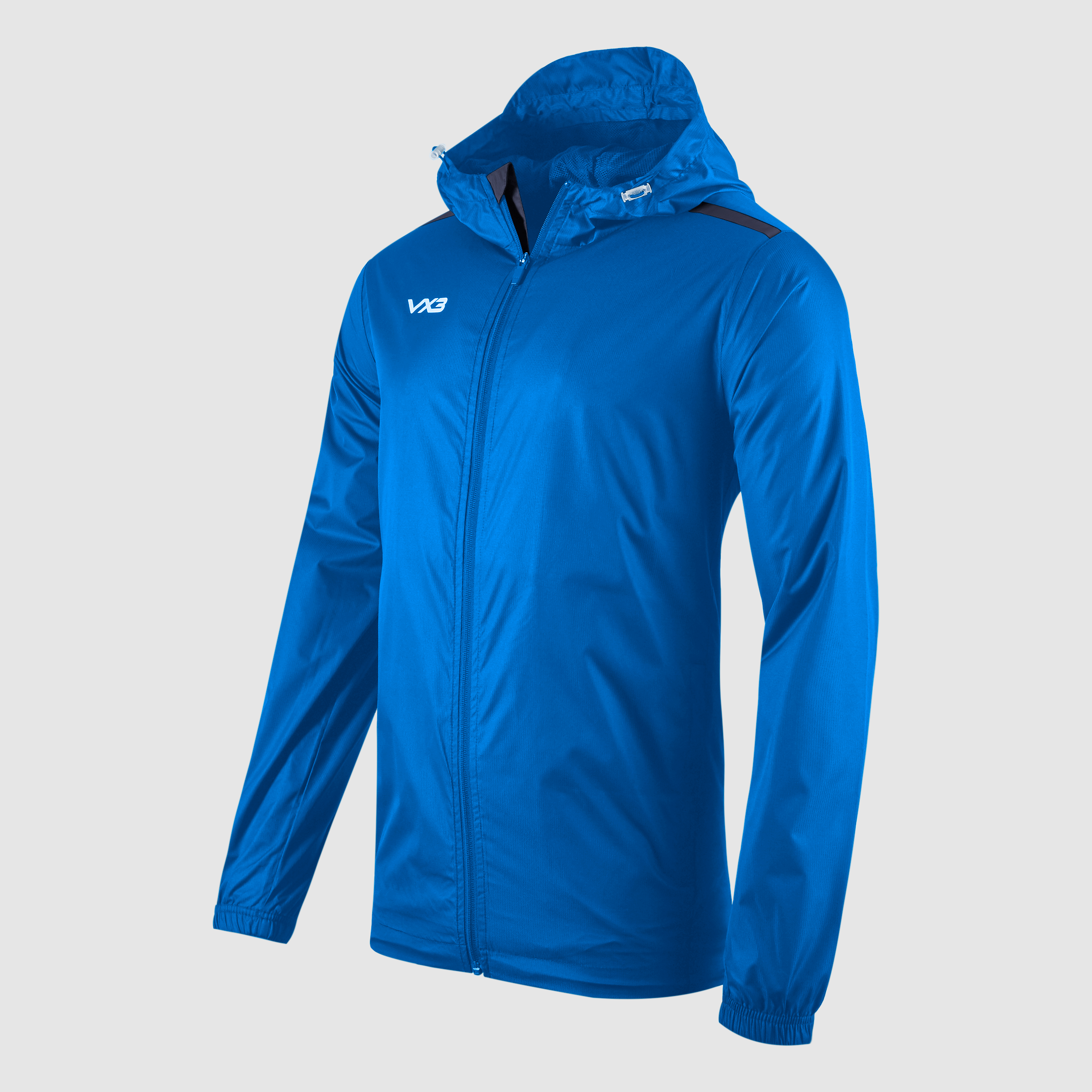 Fortis Full Zip Rain Jacket Royal/Navy