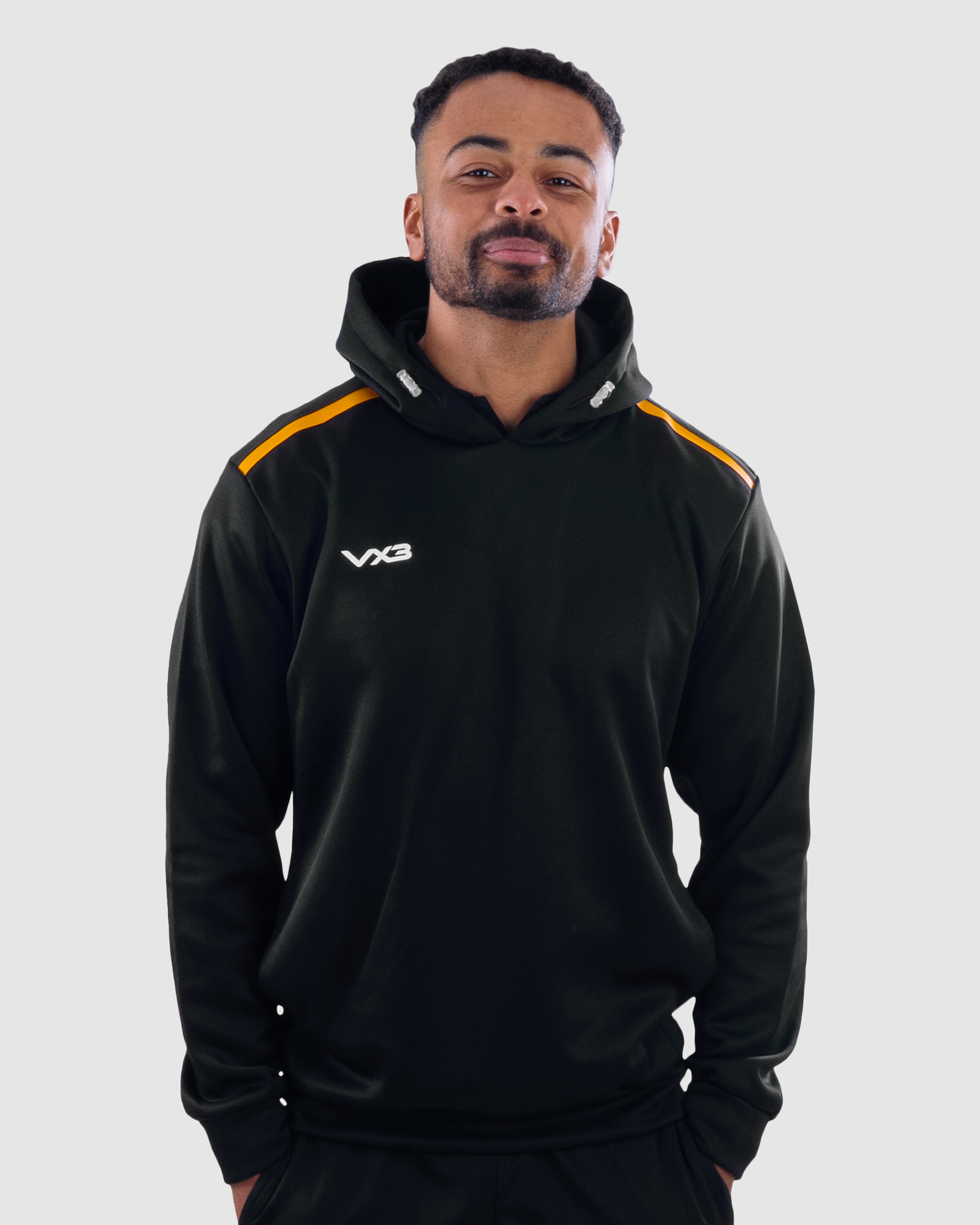 Fortis Hoodie Black/Amber