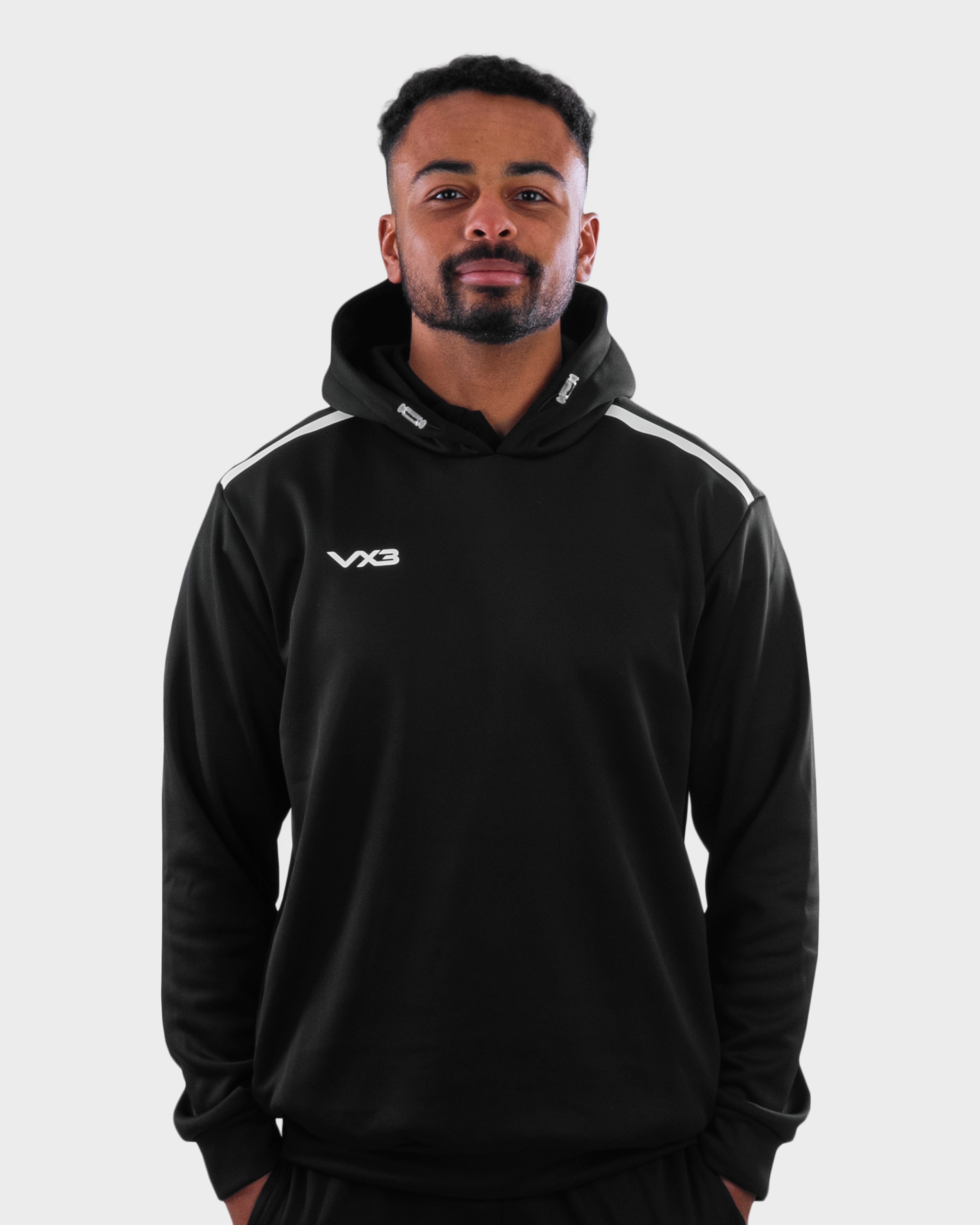 Fortis Hoodie Black/White