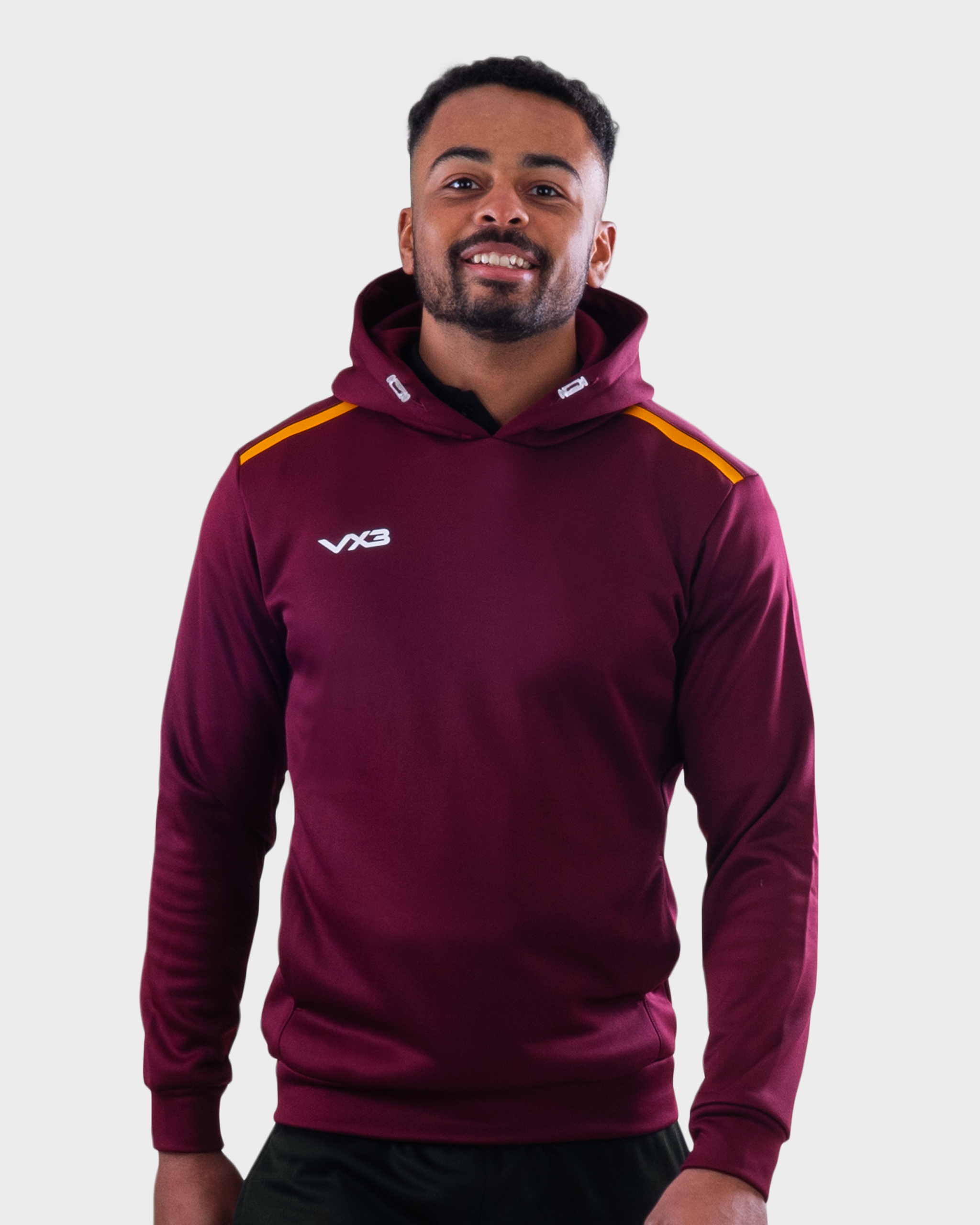 Fortis Hoodie Maroon/Amber