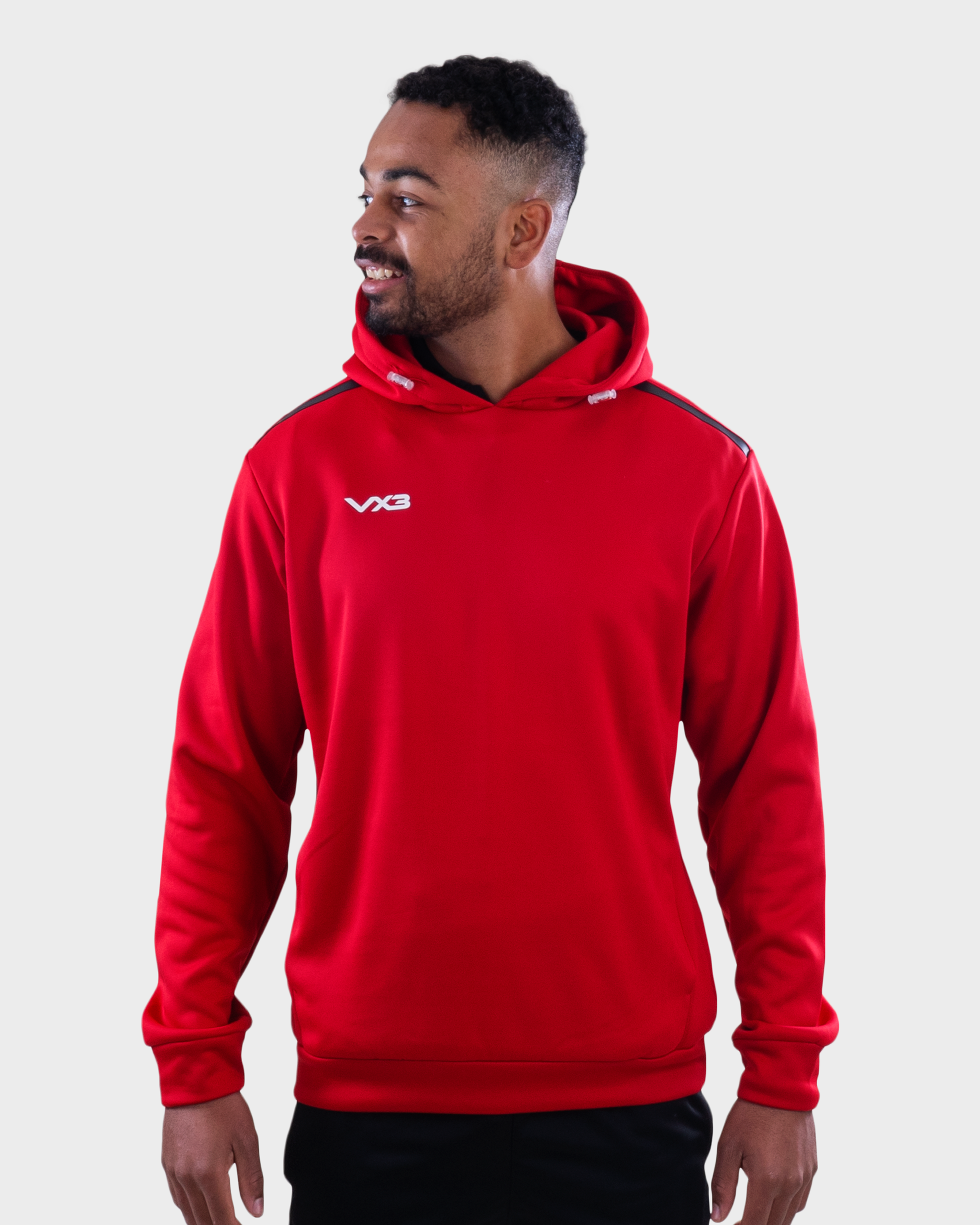 Fortis Hoodie Red/Black
