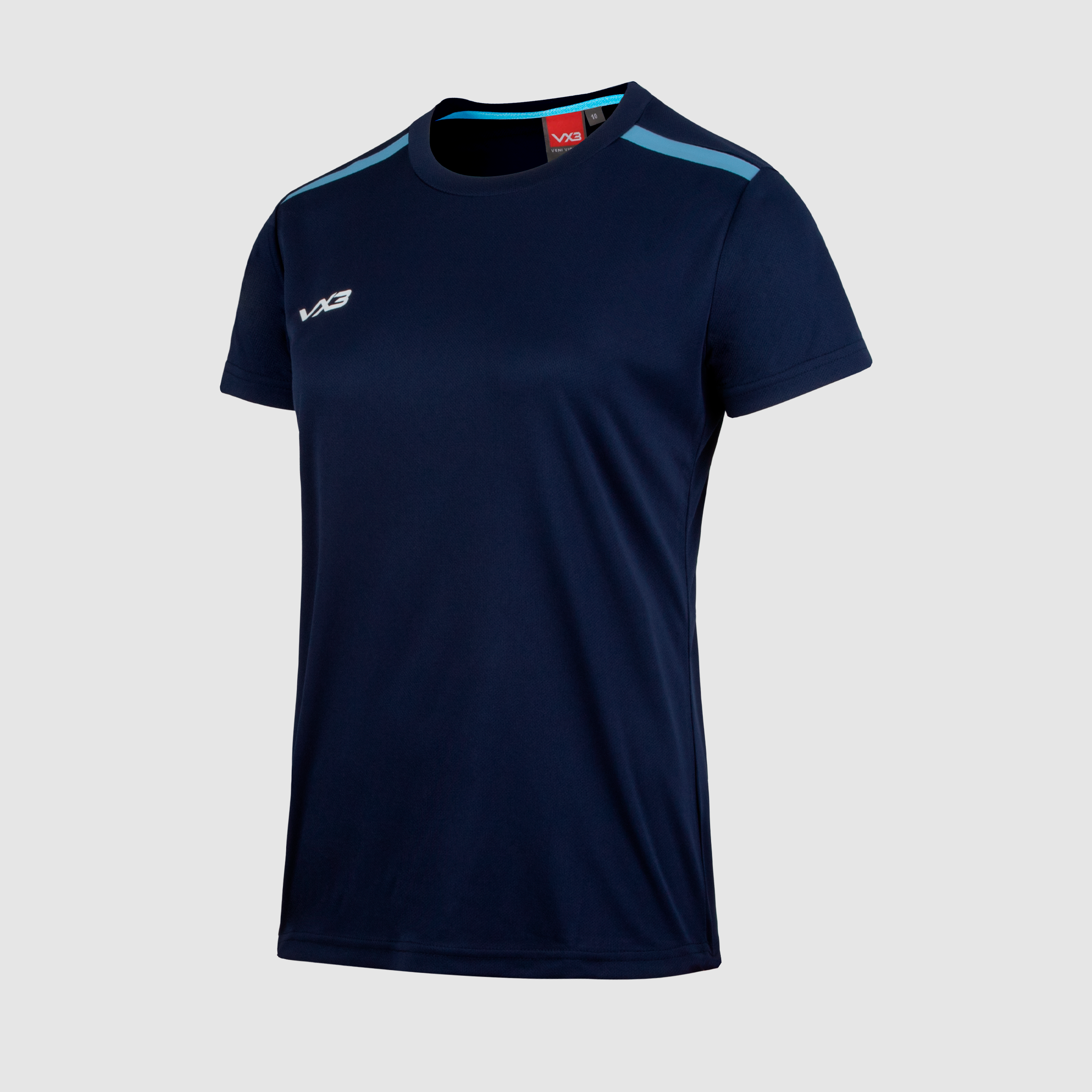 Fortis Ladies Tee Navy/Sky