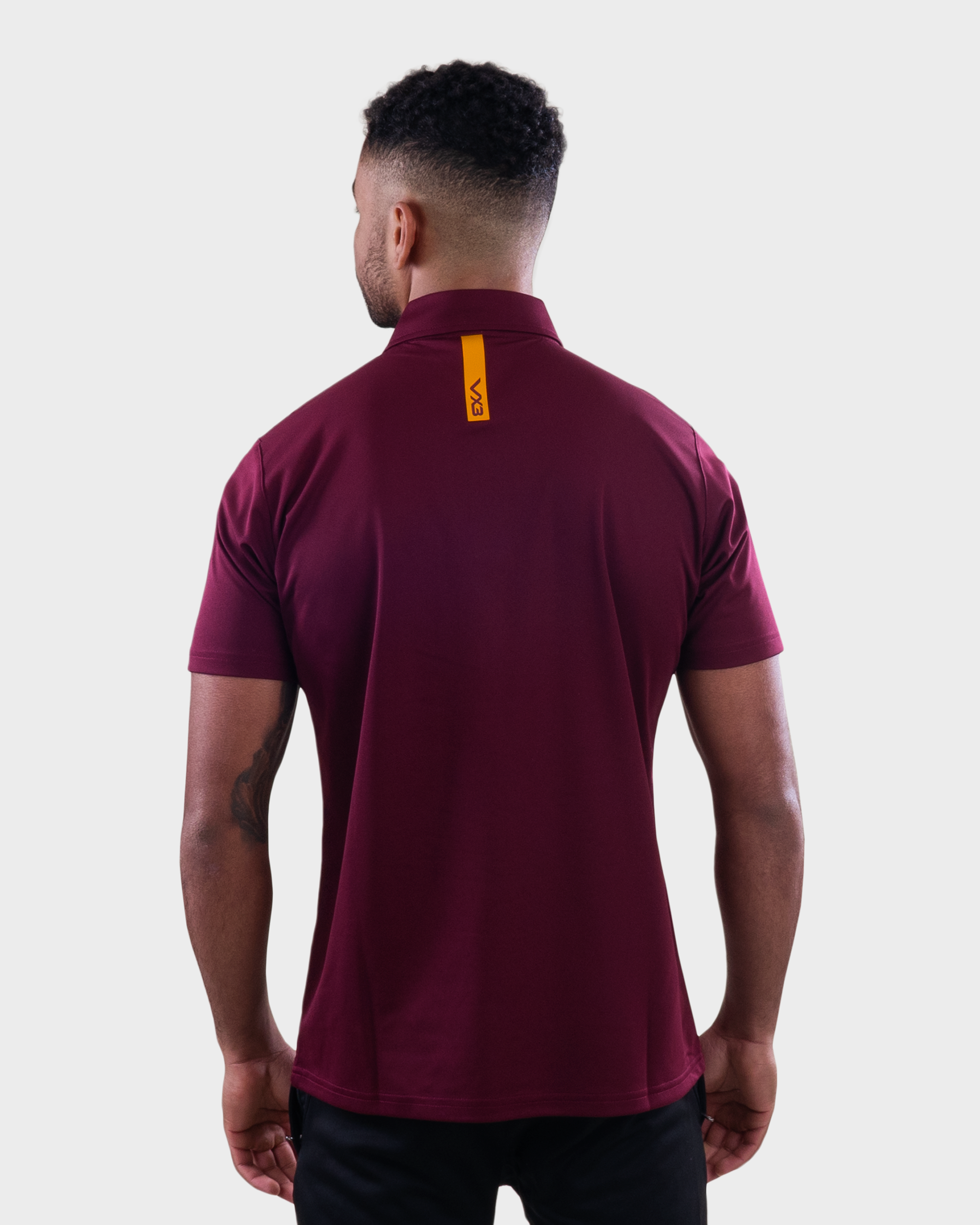 Fortis Polo Maroon/Amber