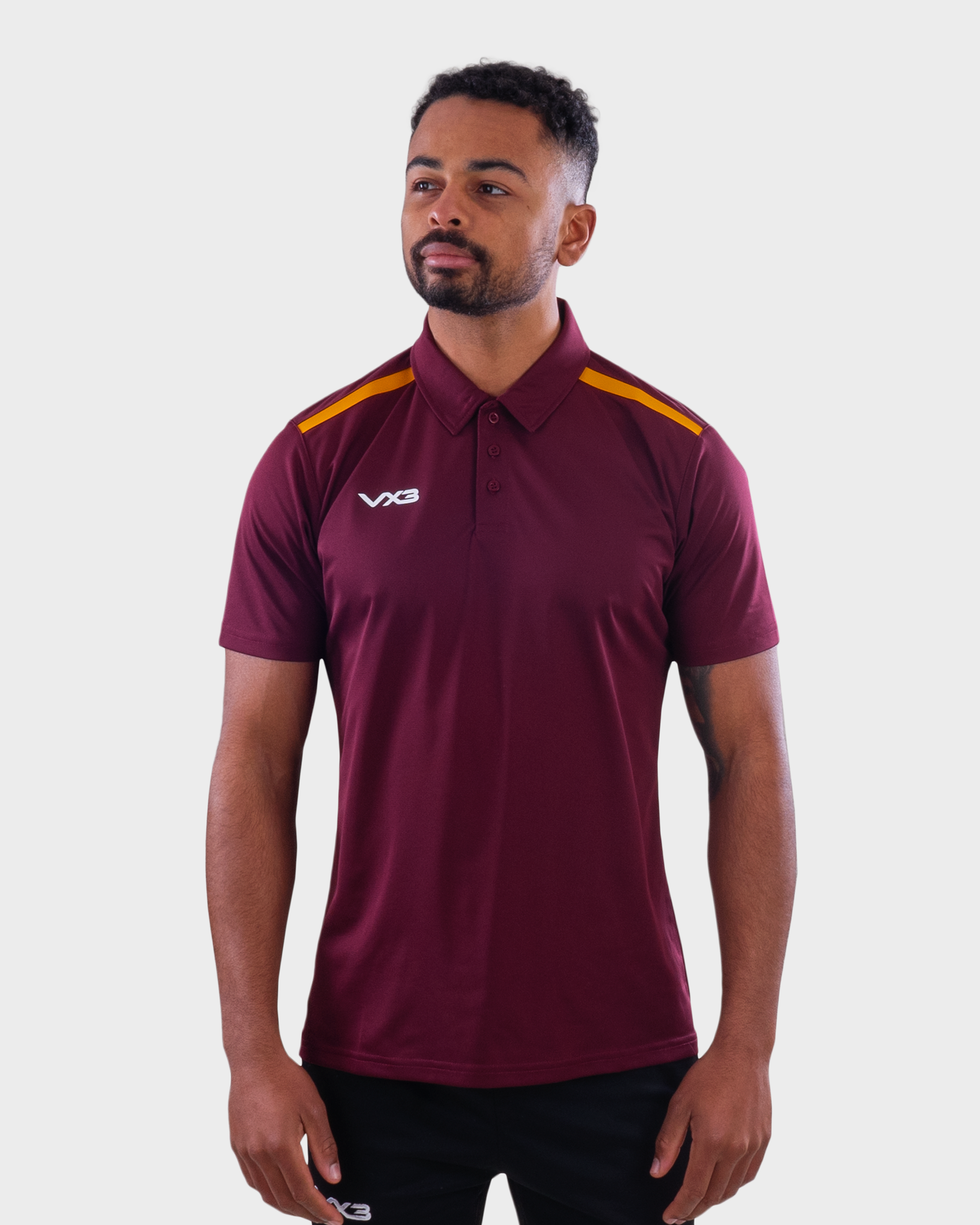 Fortis Polo Maroon/Amber