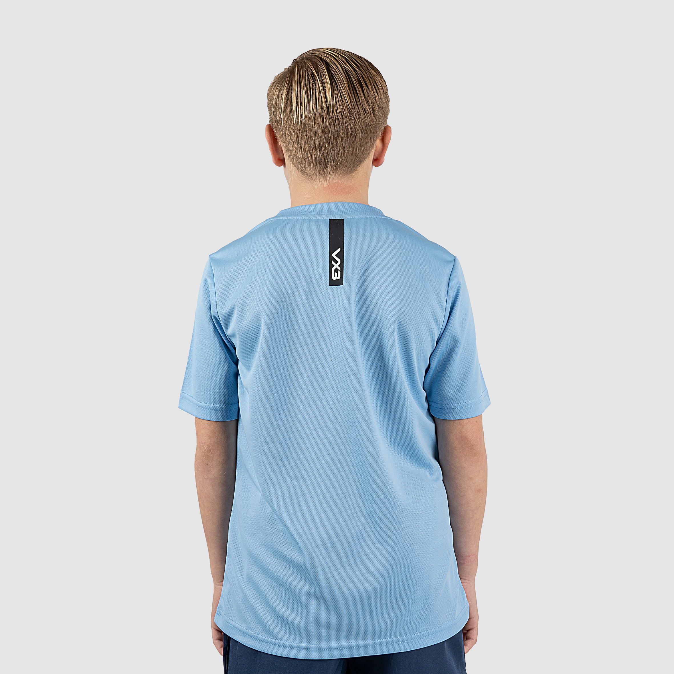 Fortis Youth Tee Sky/Black