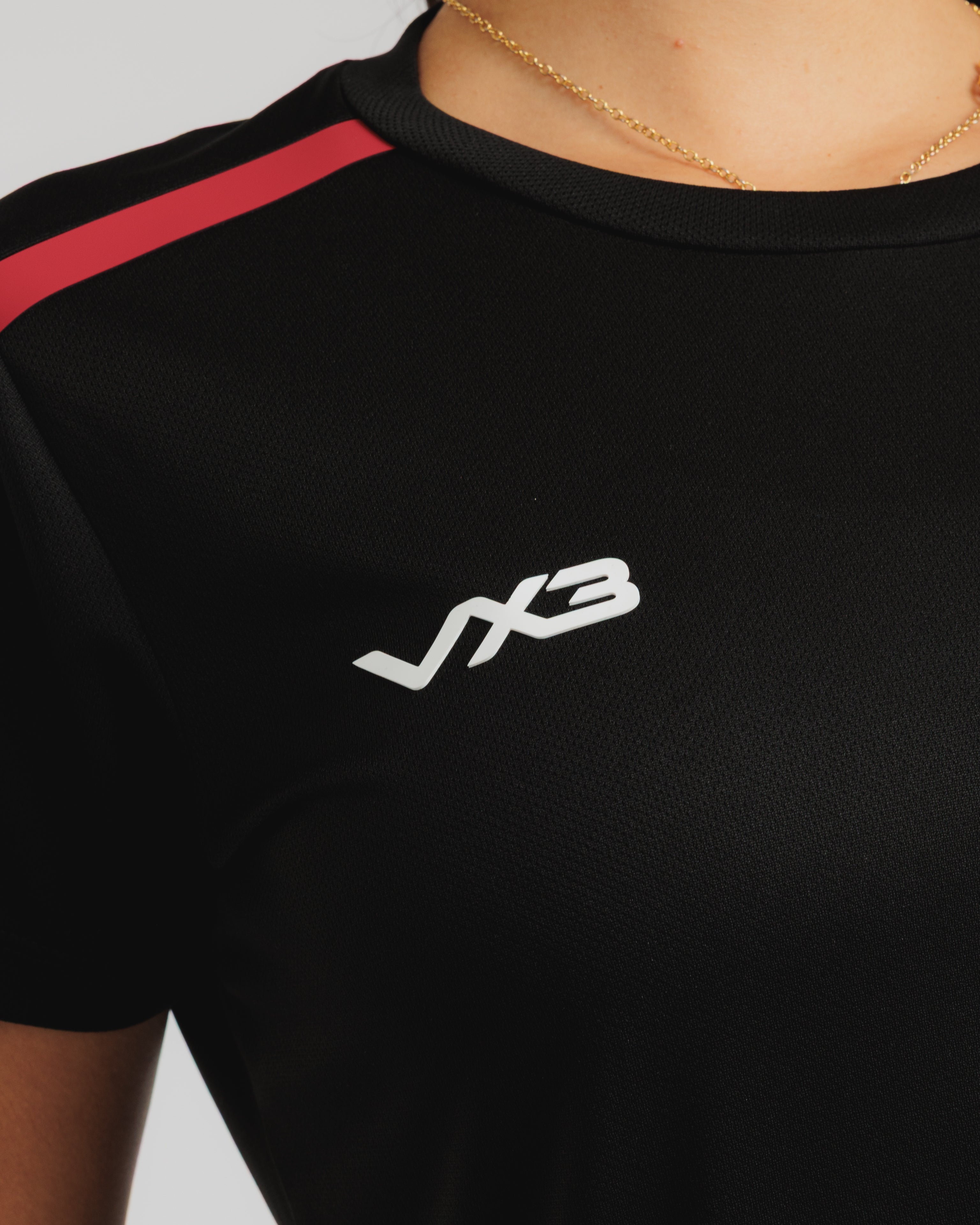 Fortis Ladies Tee Black/Red