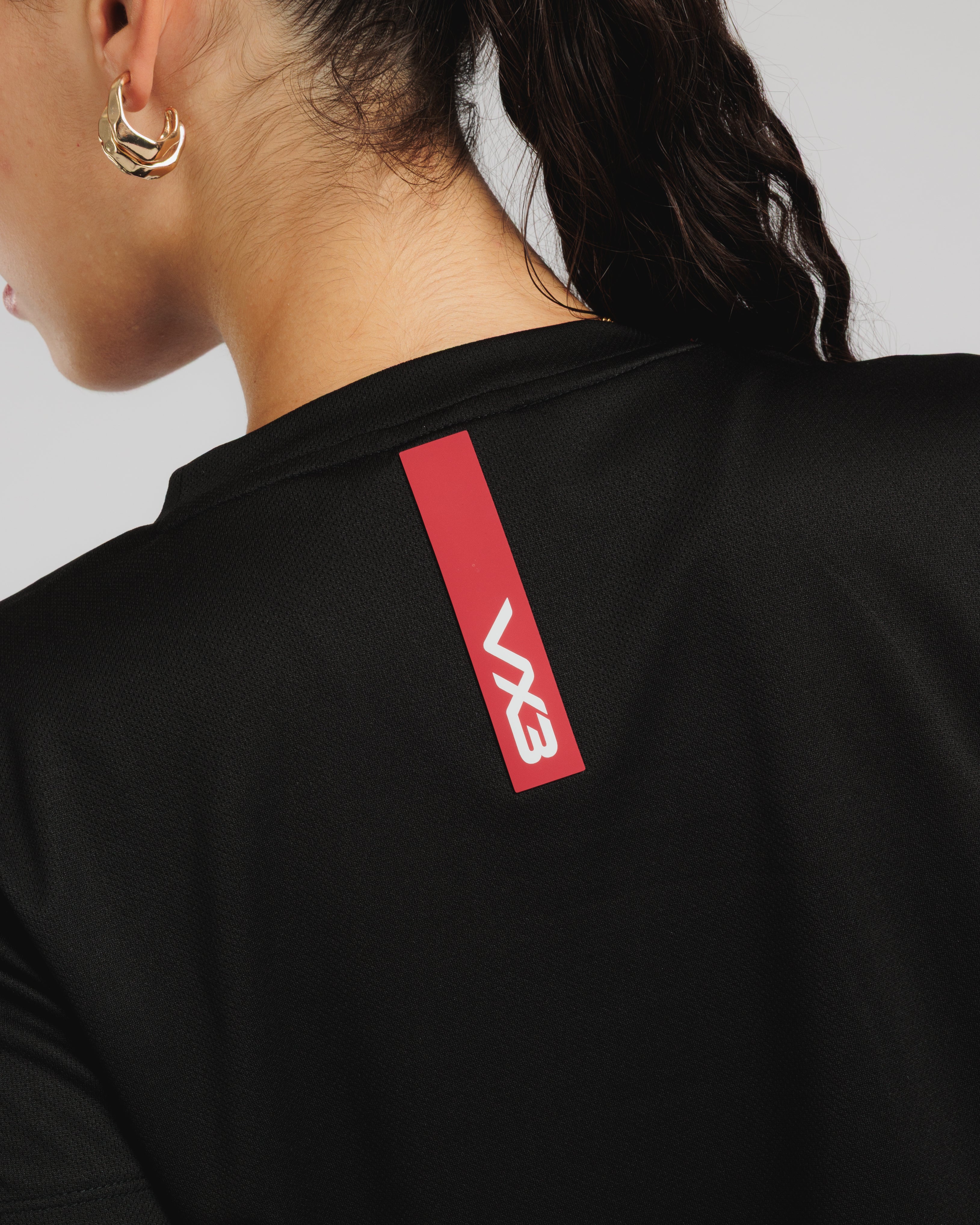 Fortis Ladies Tee Black/Red