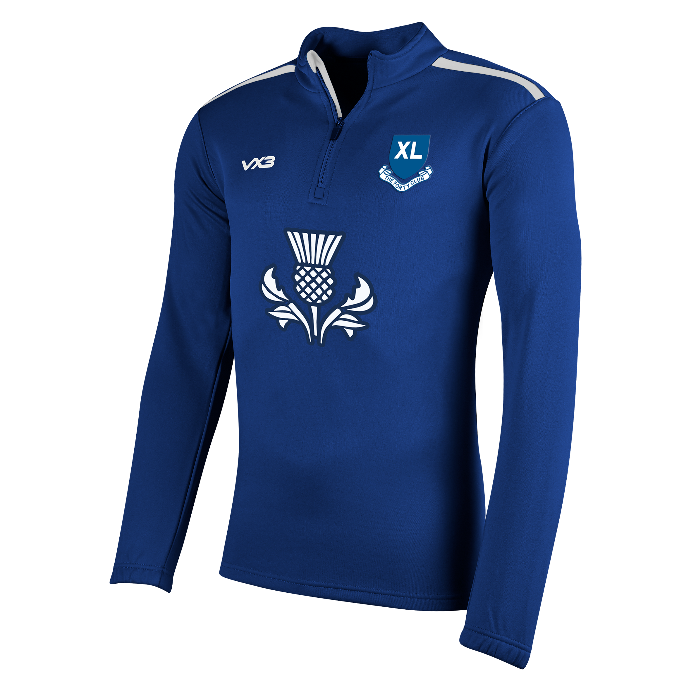Forty Club Scotland Fortis Quarter Zip Sweat