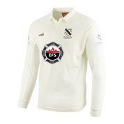 Frecheville CC Cricket Whites Youth Long Sleeve Shirt