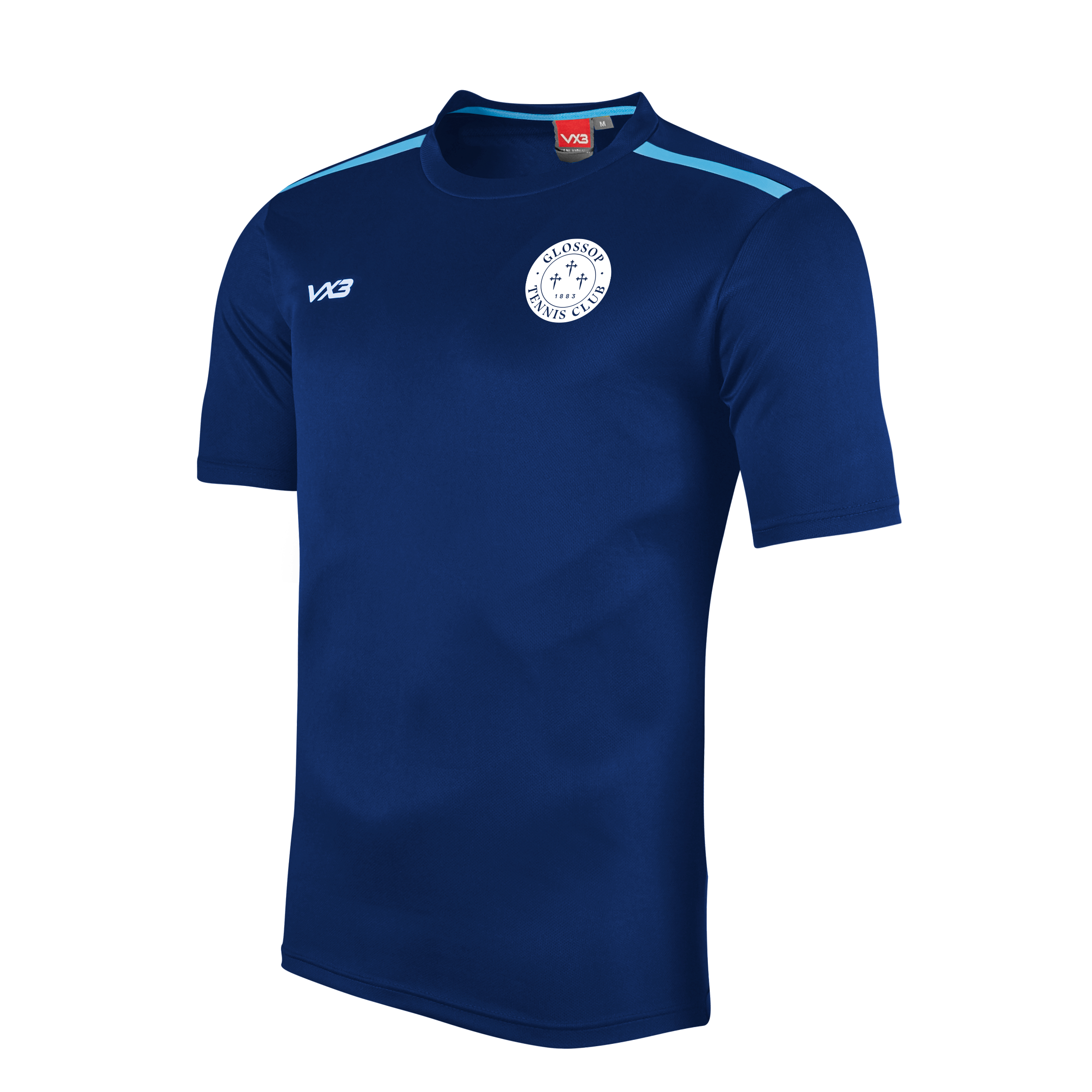 Glossop Tennis Club Navy Fortis Ladies Tee