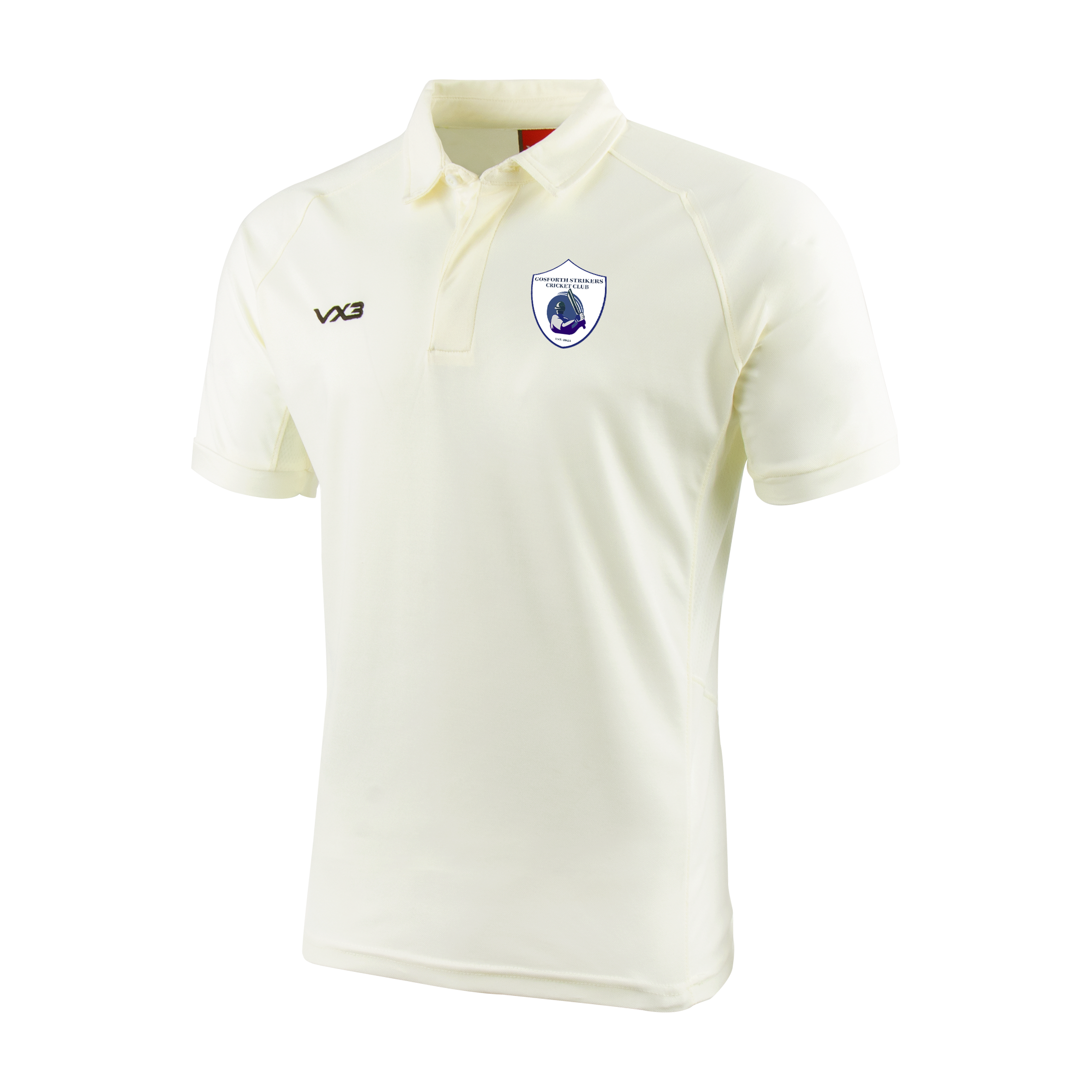 Gosforth Strikers CC Cricket Whites Short Sleeve Shirt