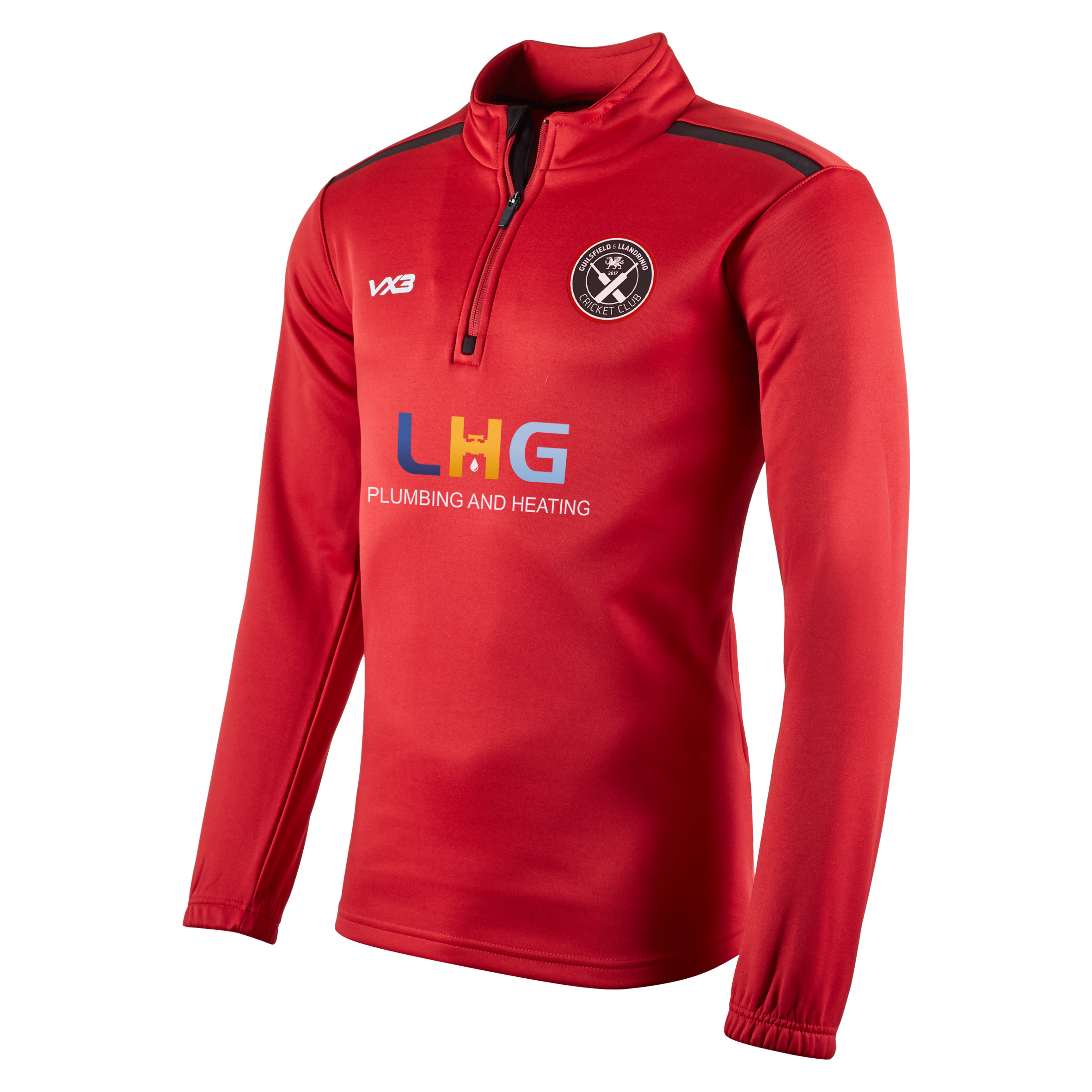 Guilsfield & Llandrino CC Fortis Quarter Zip Sweat