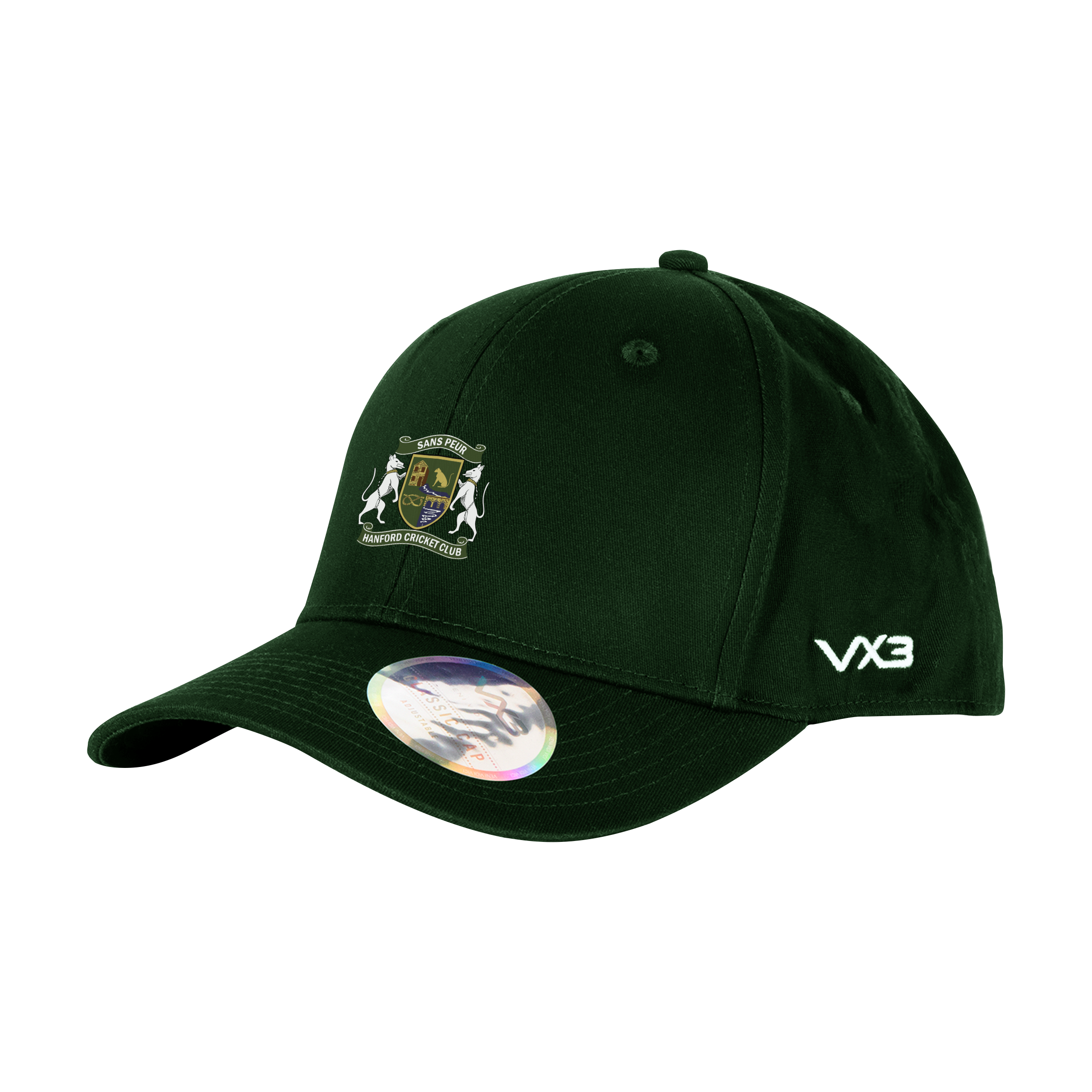 Hanford Cricket Club Bottle Green Classic Cap