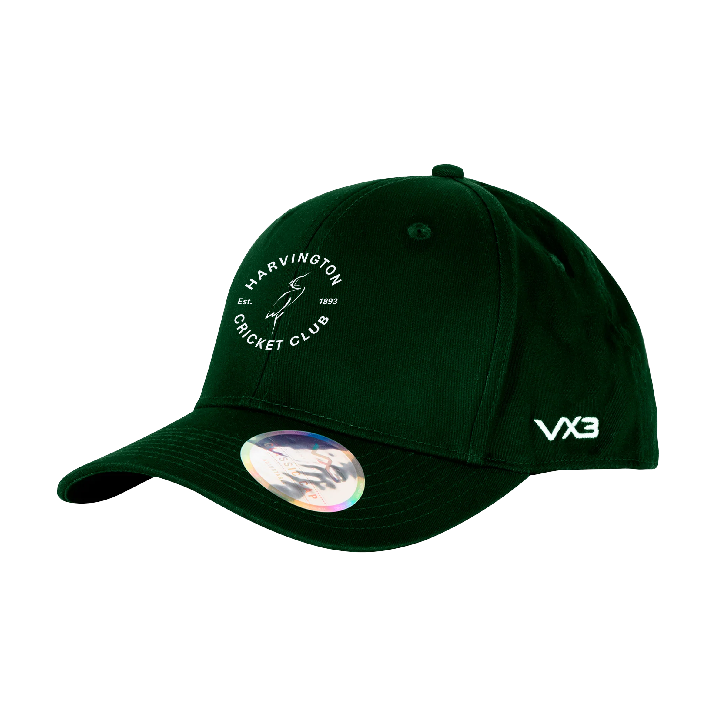 Harvington Cricket Club Classic Cap Bottle Green