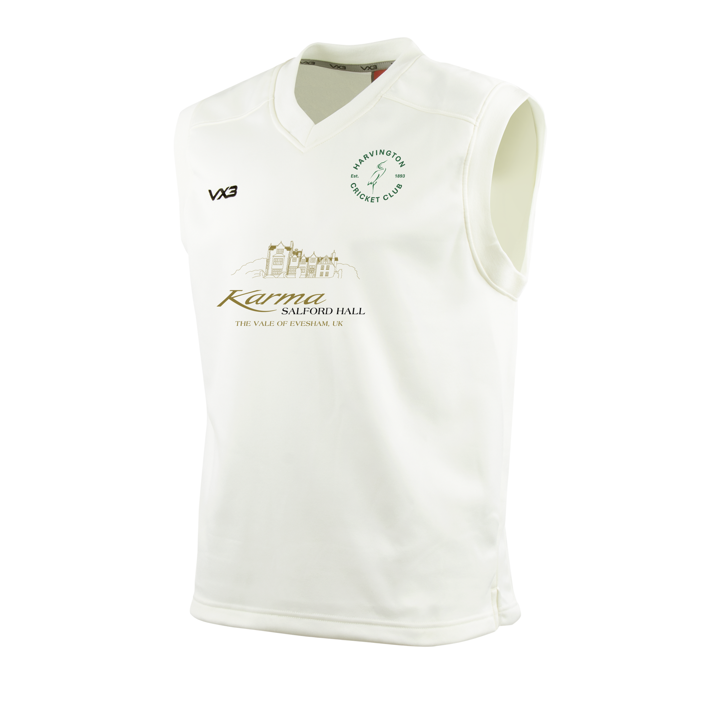Harvington Cricket Club Cricket Whites Slipover Elite