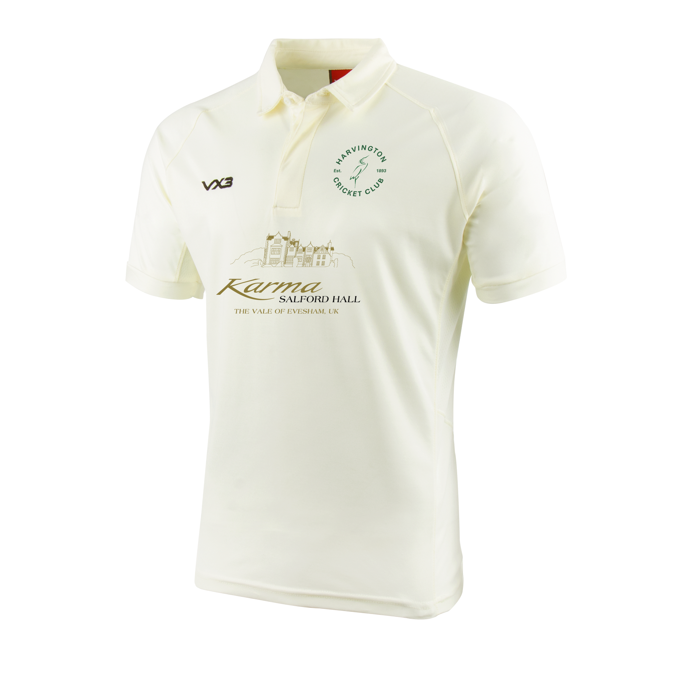 Harvington Cricket Club Cricket Whites Short Sleeve Shirt