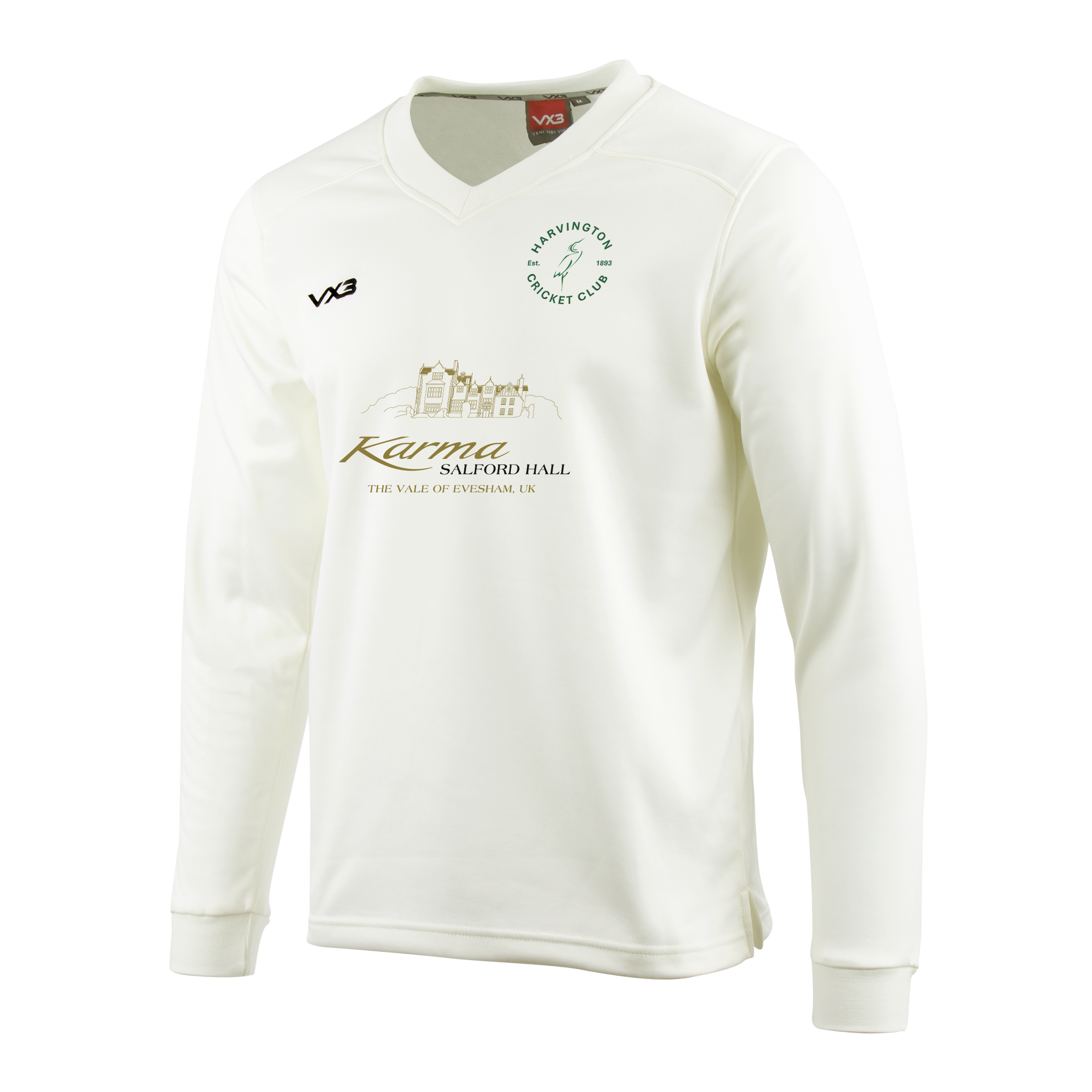Harvington Cricket Club Cricket Whites Sweatshirt Elite