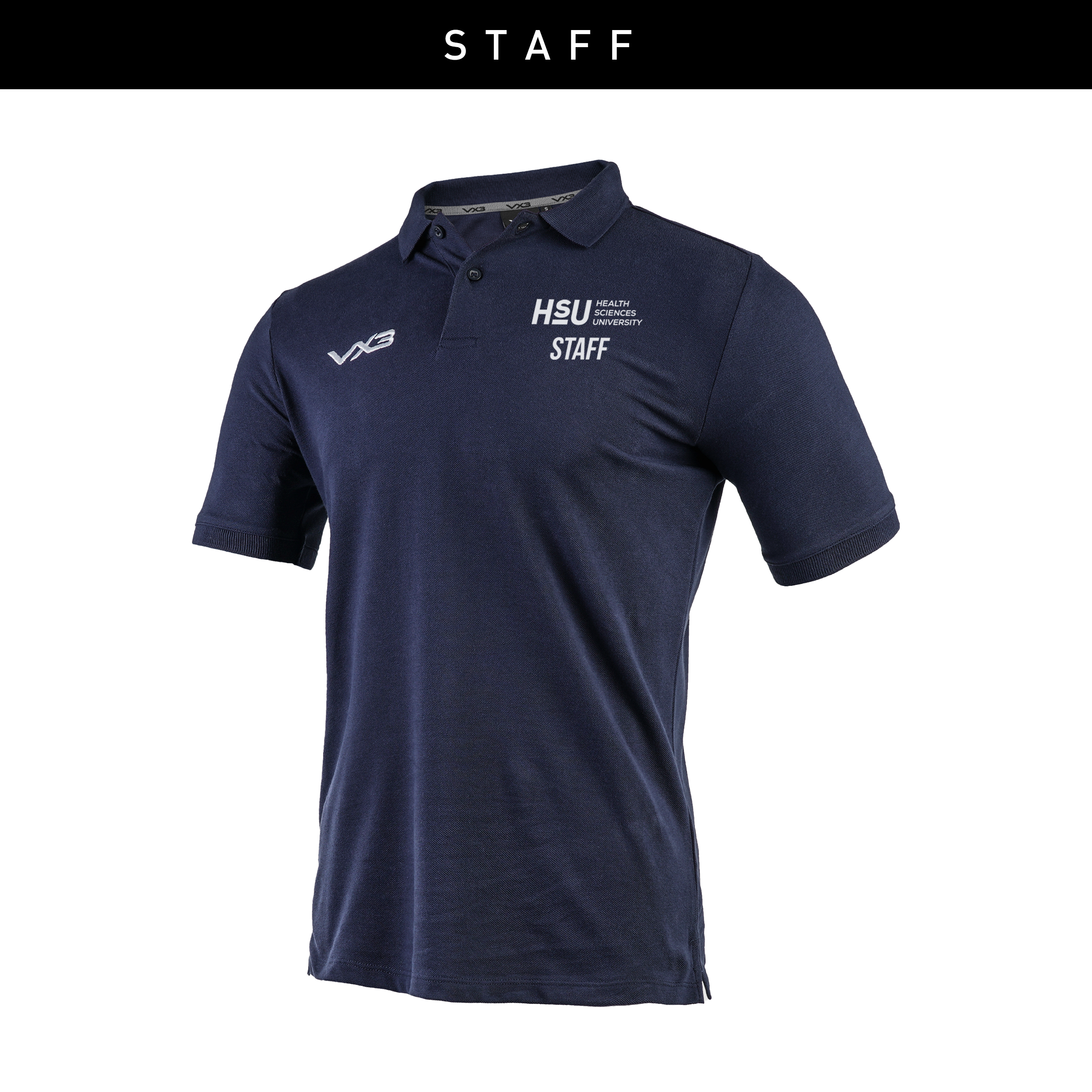 Health Sciences University Staff Navy Primus Polo Shirt