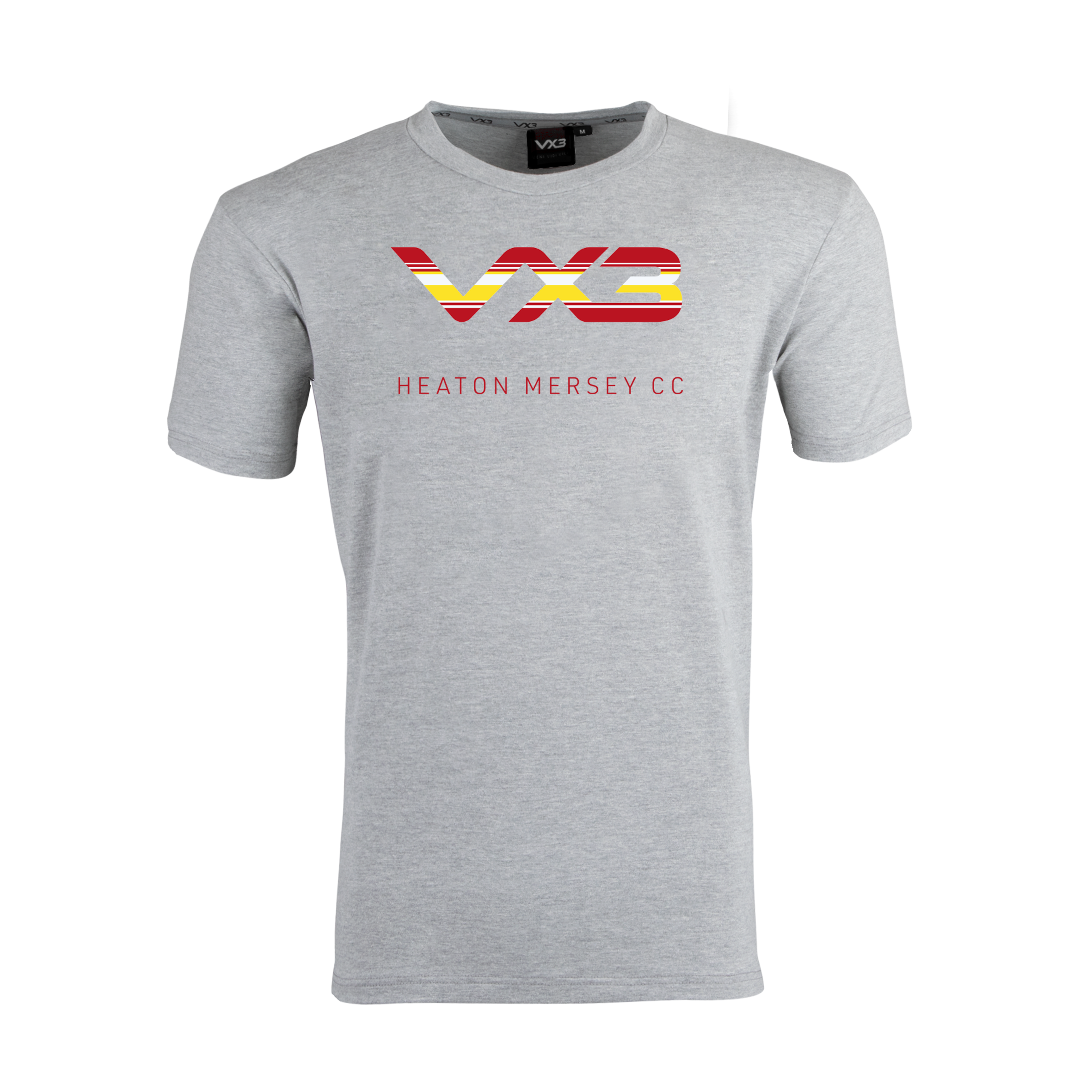 Heaton Mersey Village Cricket Club Marl Grey Youth Invicta Club Tee