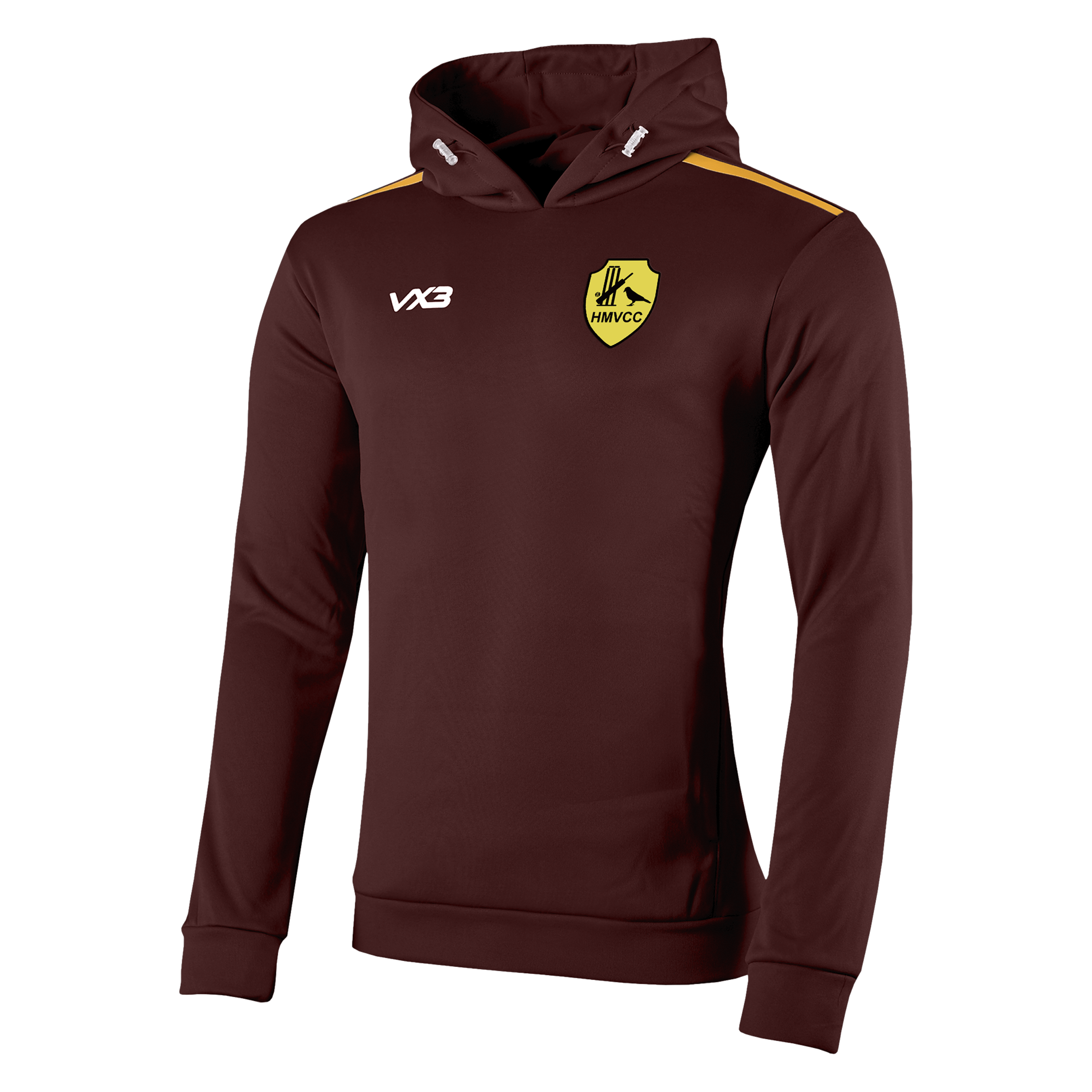 Heaton Mersey Village Cricket Club Maroon Fortis Youth Hoodie