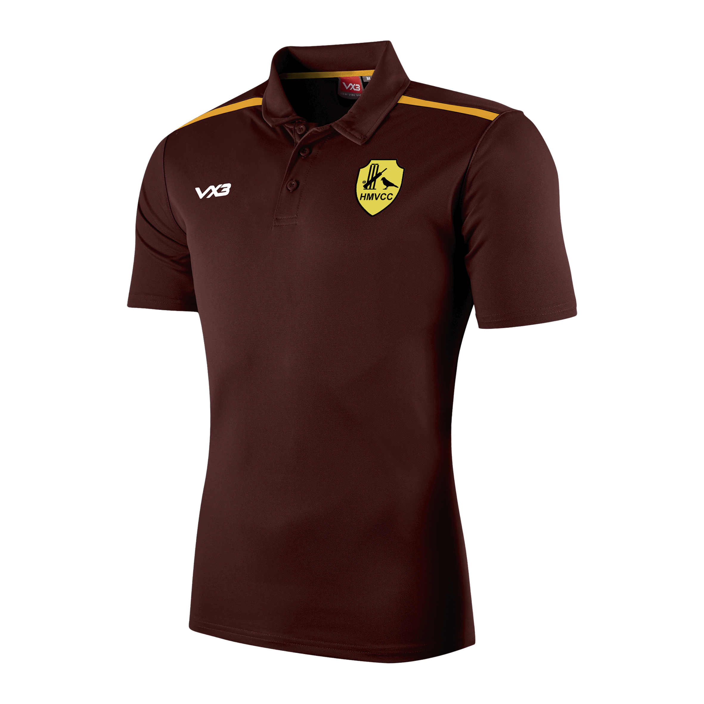 Heaton Mersey Village Cricket Club Maroon Fortis Polo