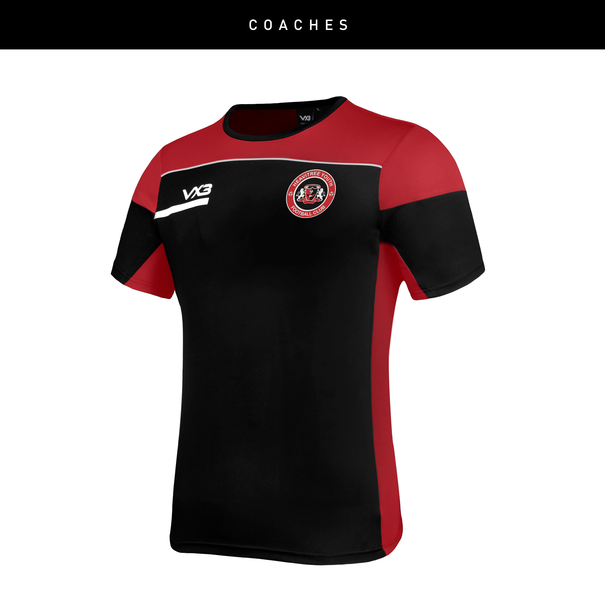 Heavitree Youth FC Opus Tee - Black Red