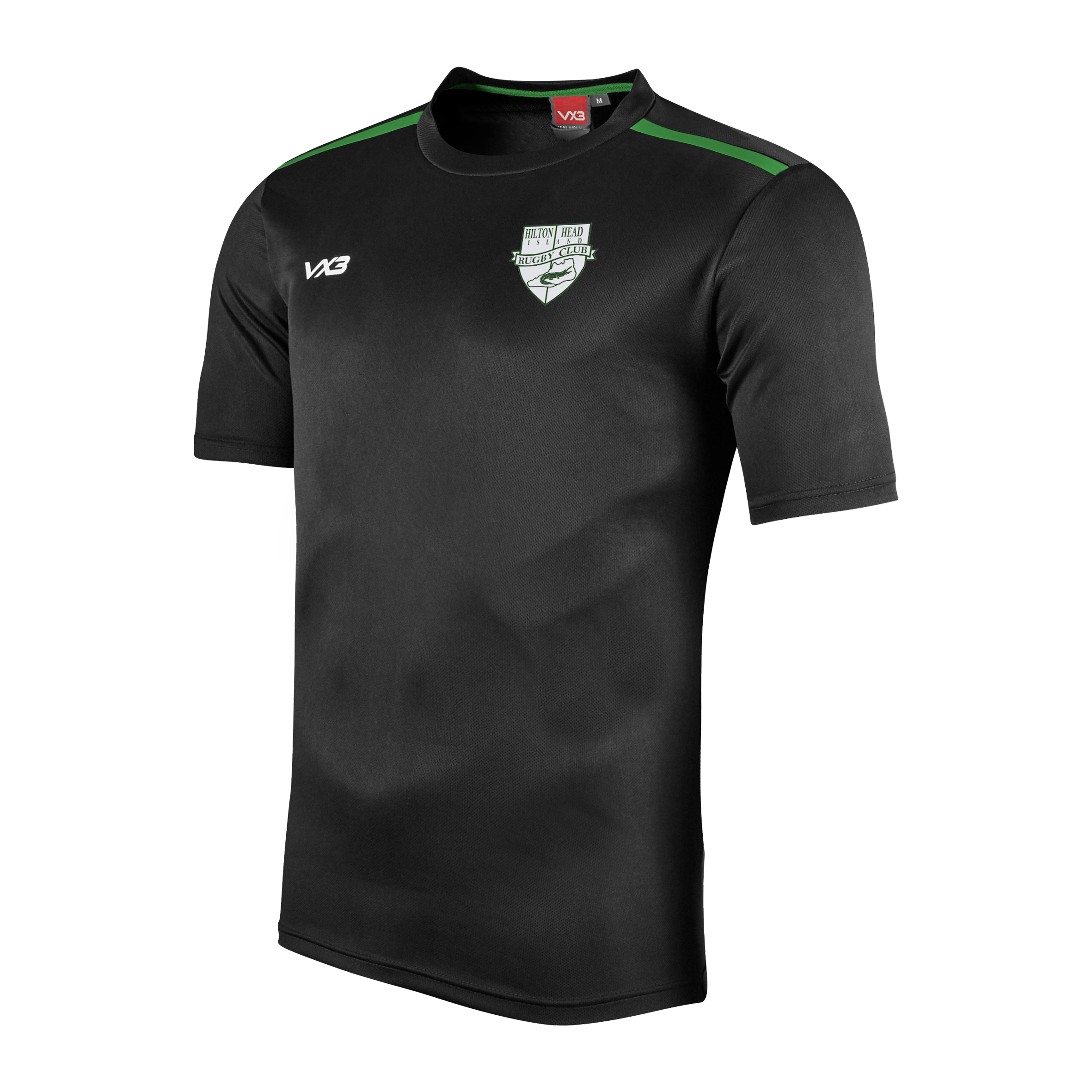 Hilton Head RFC Black/Emerald Fortis Tee